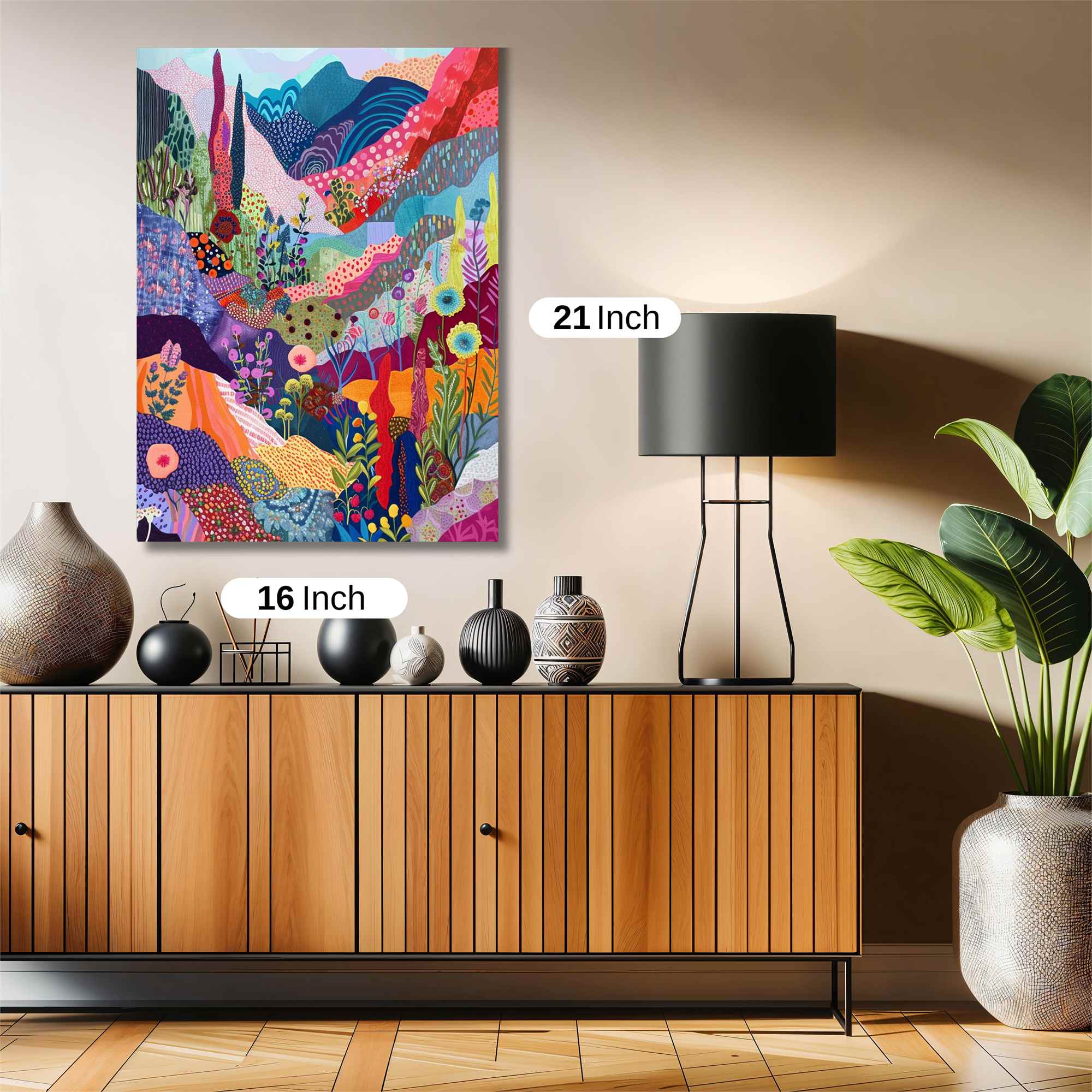 Mountain Whimsy Safe Wall Magnetic / M