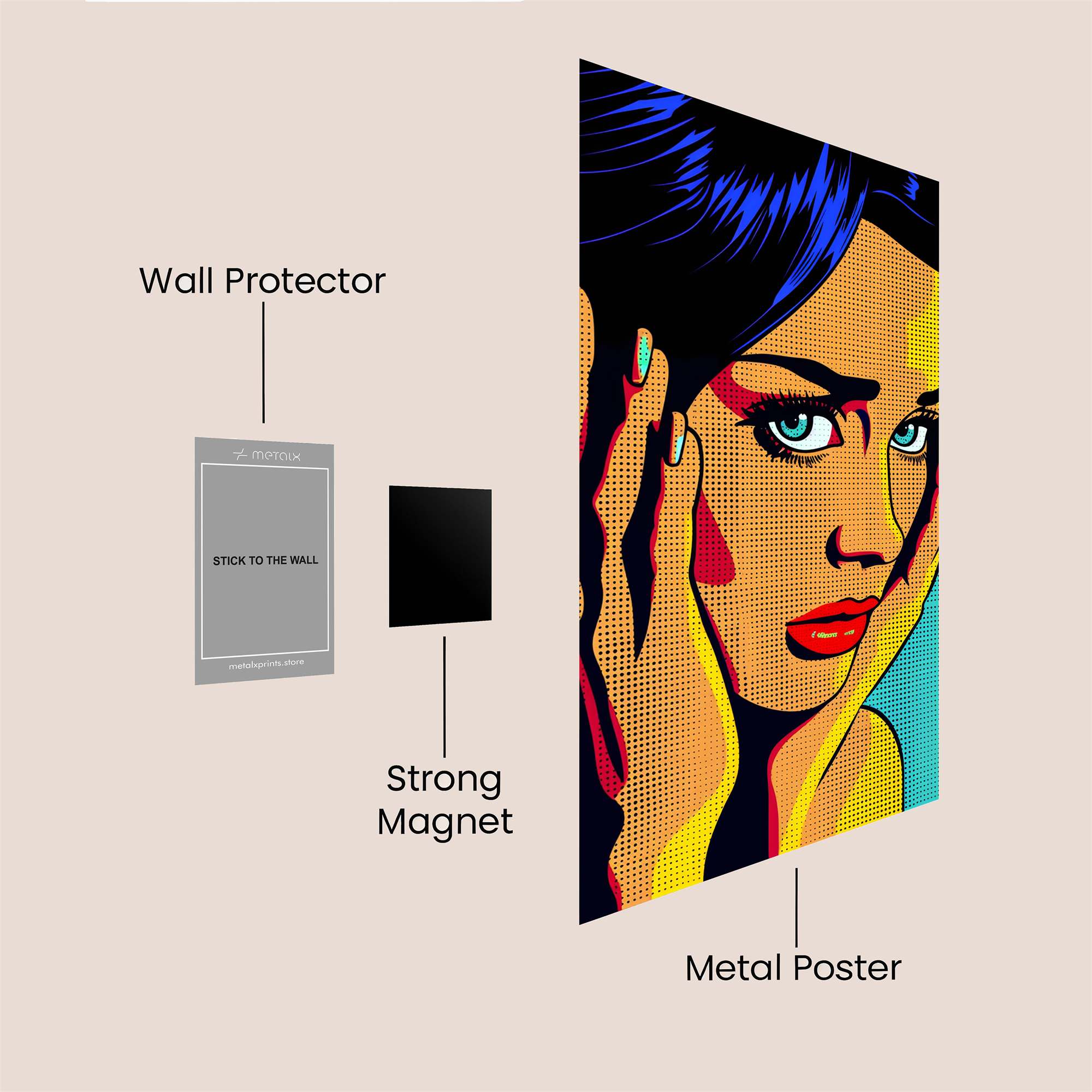 Mystery Intrigue Safe Wall Magnetic / M