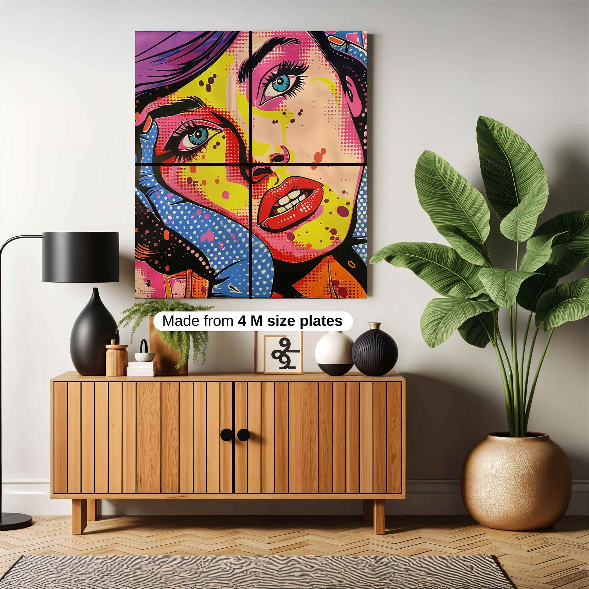 Pop Art Safe Wall Magnetic / M