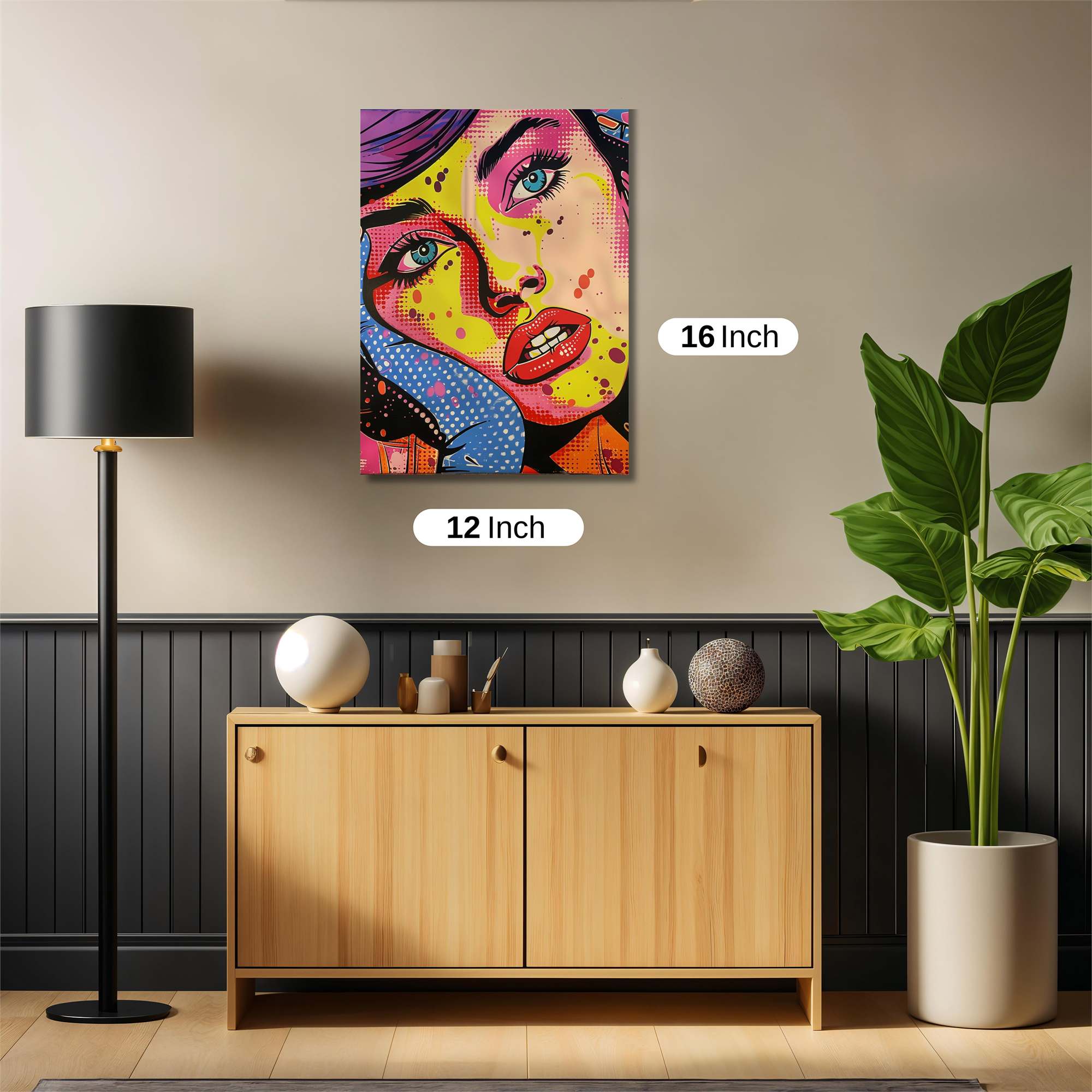 Pop Art Safe Wall Magnetic / M