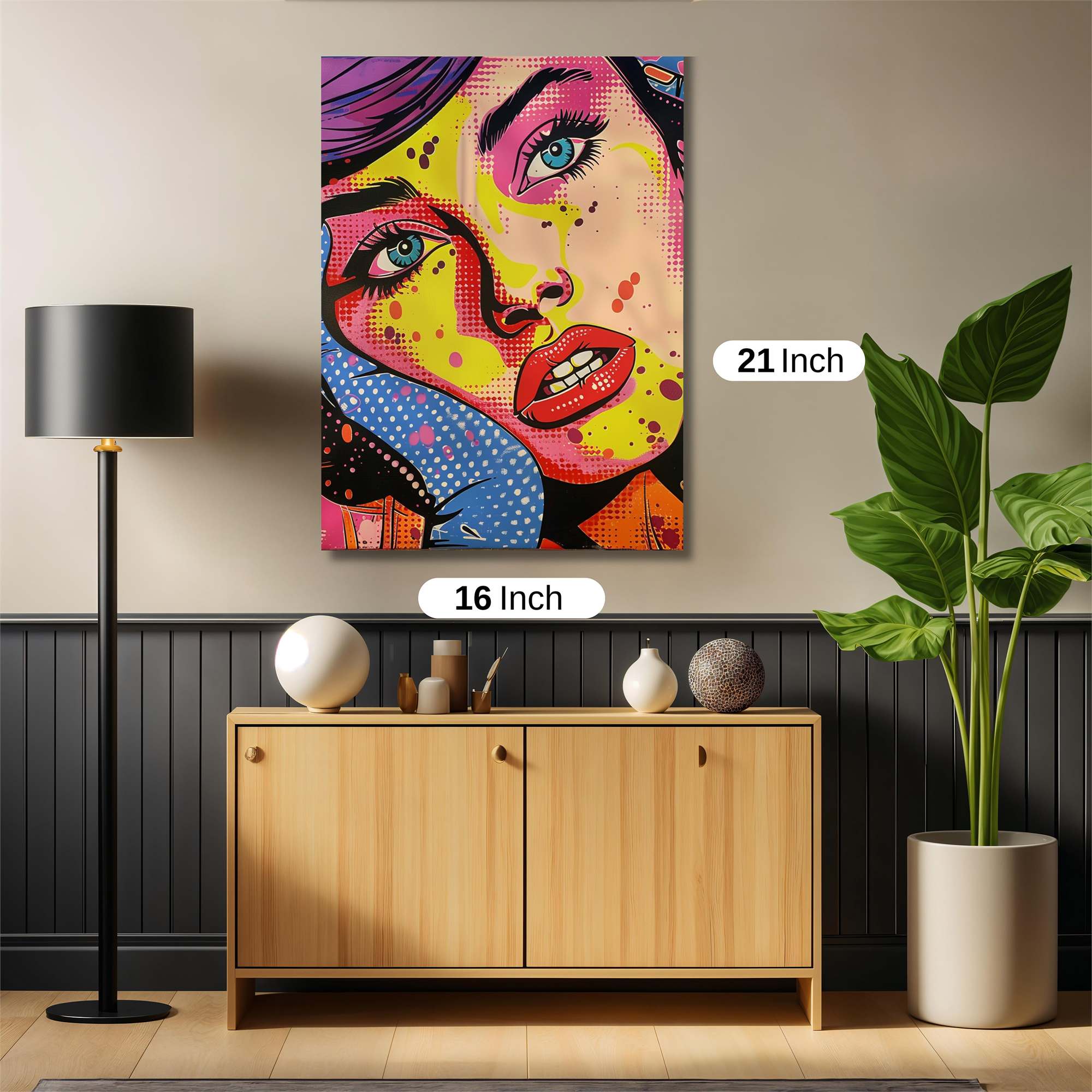 Pop Art Safe Wall Magnetic / M