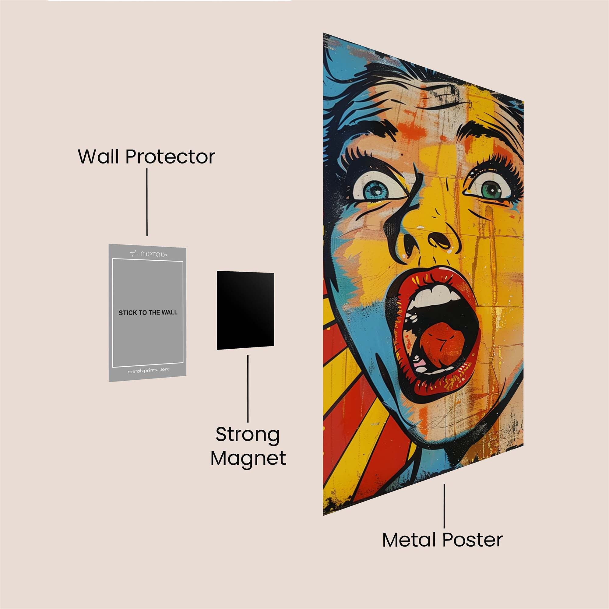 Shockwave Surprise Safe Wall Magnetic / M