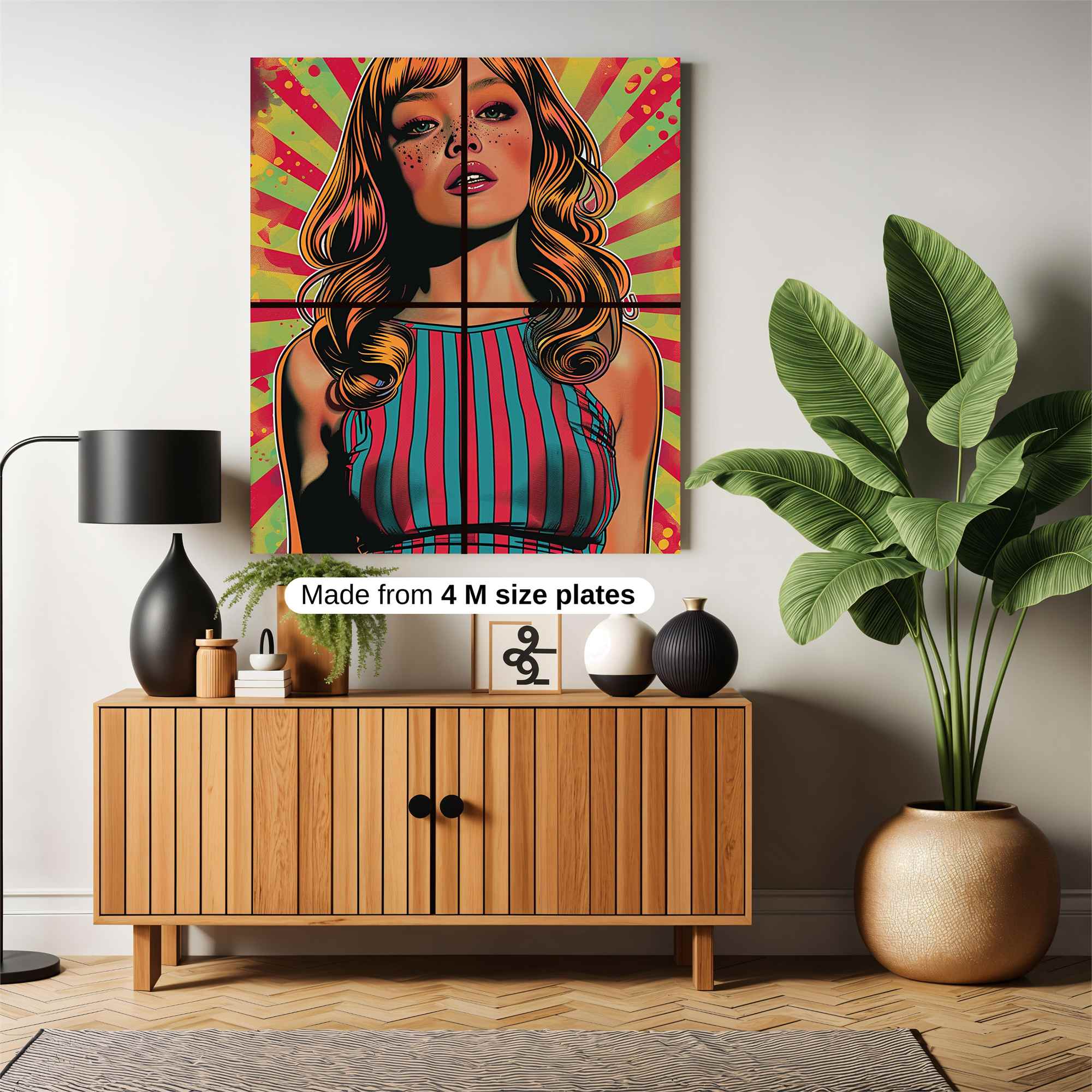 Retro Radiance Safe Wall Magnetic / M