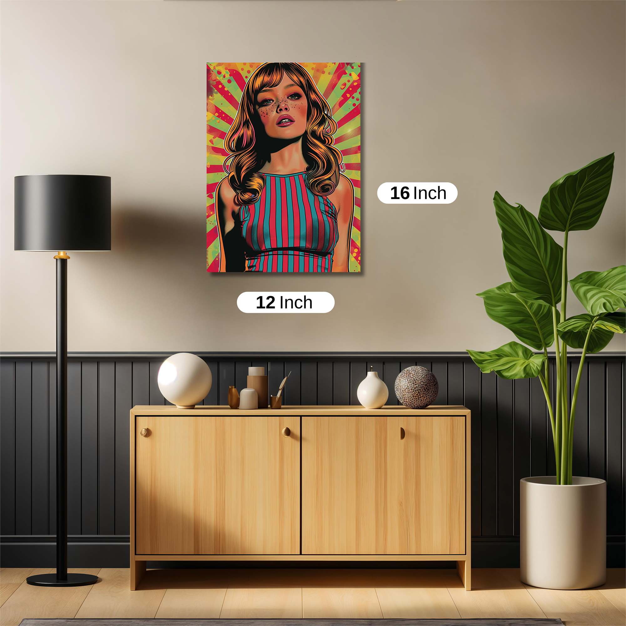 Retro Radiance Safe Wall Magnetic / M