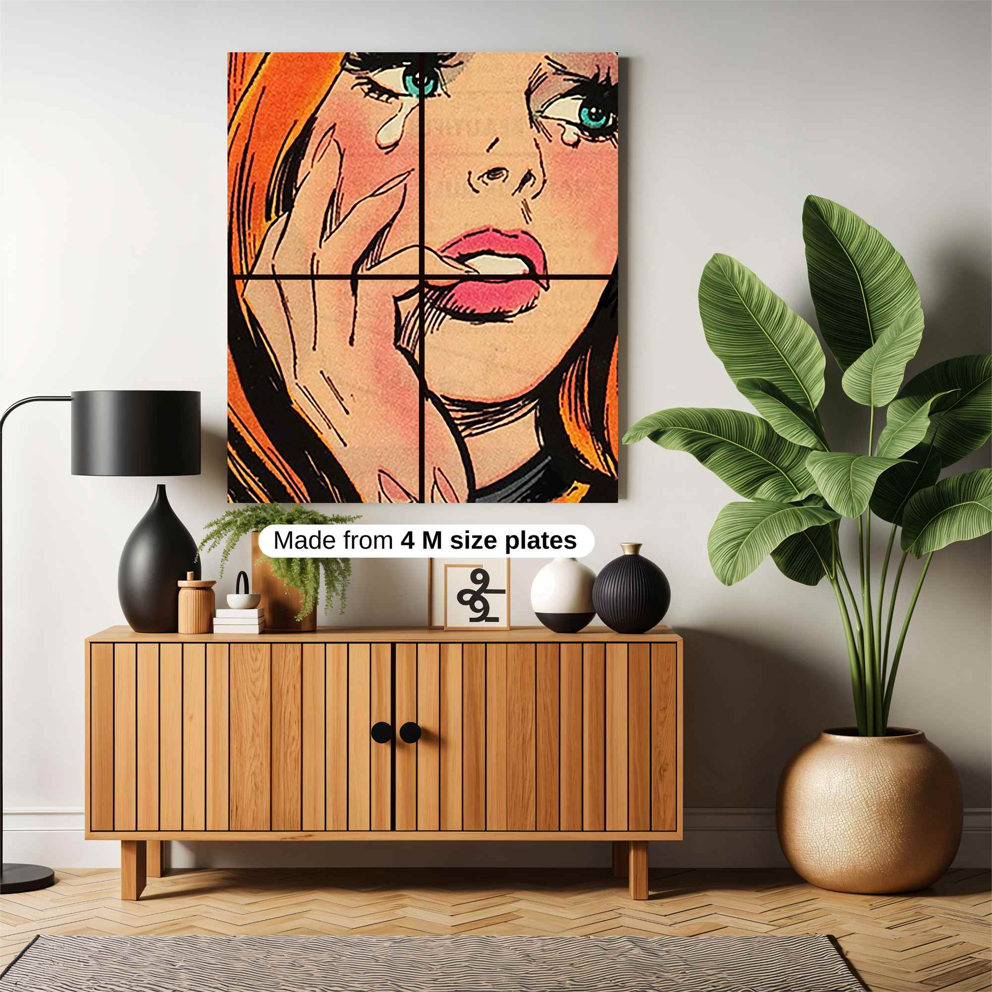 Tears Flowing Safe Wall Magnetic / M
