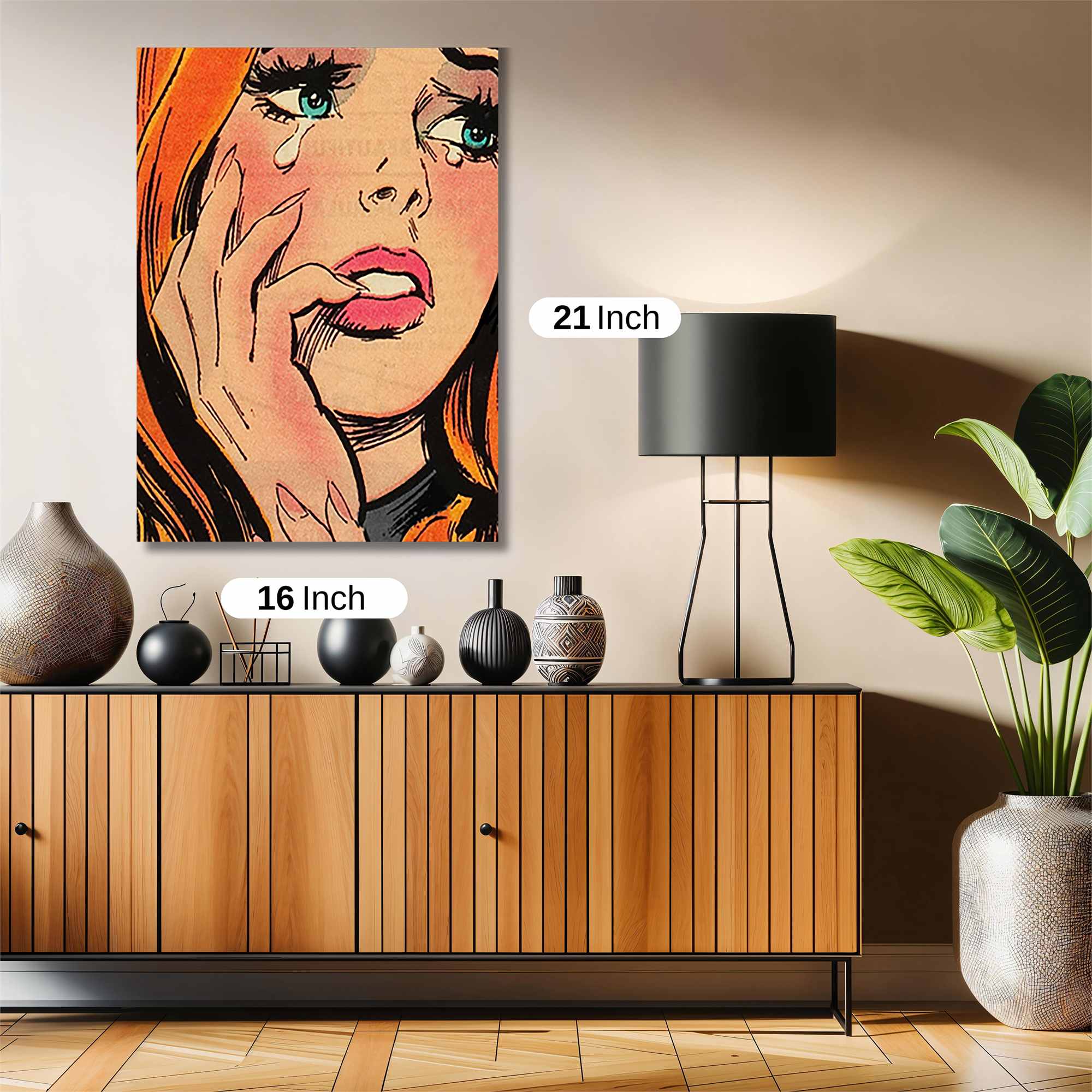 Tears Flowing Safe Wall Magnetic / M