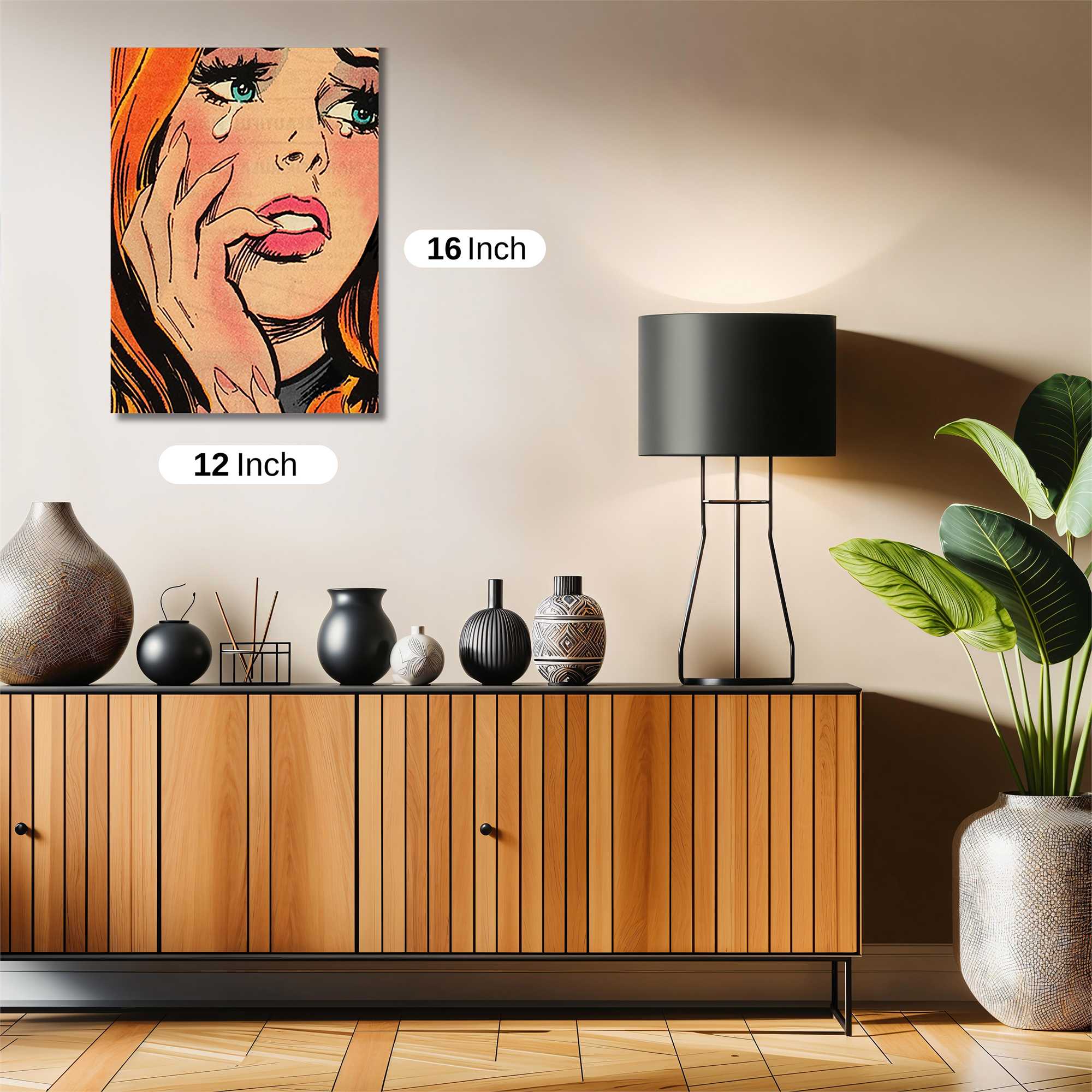 Tears Flowing Safe Wall Magnetic / M