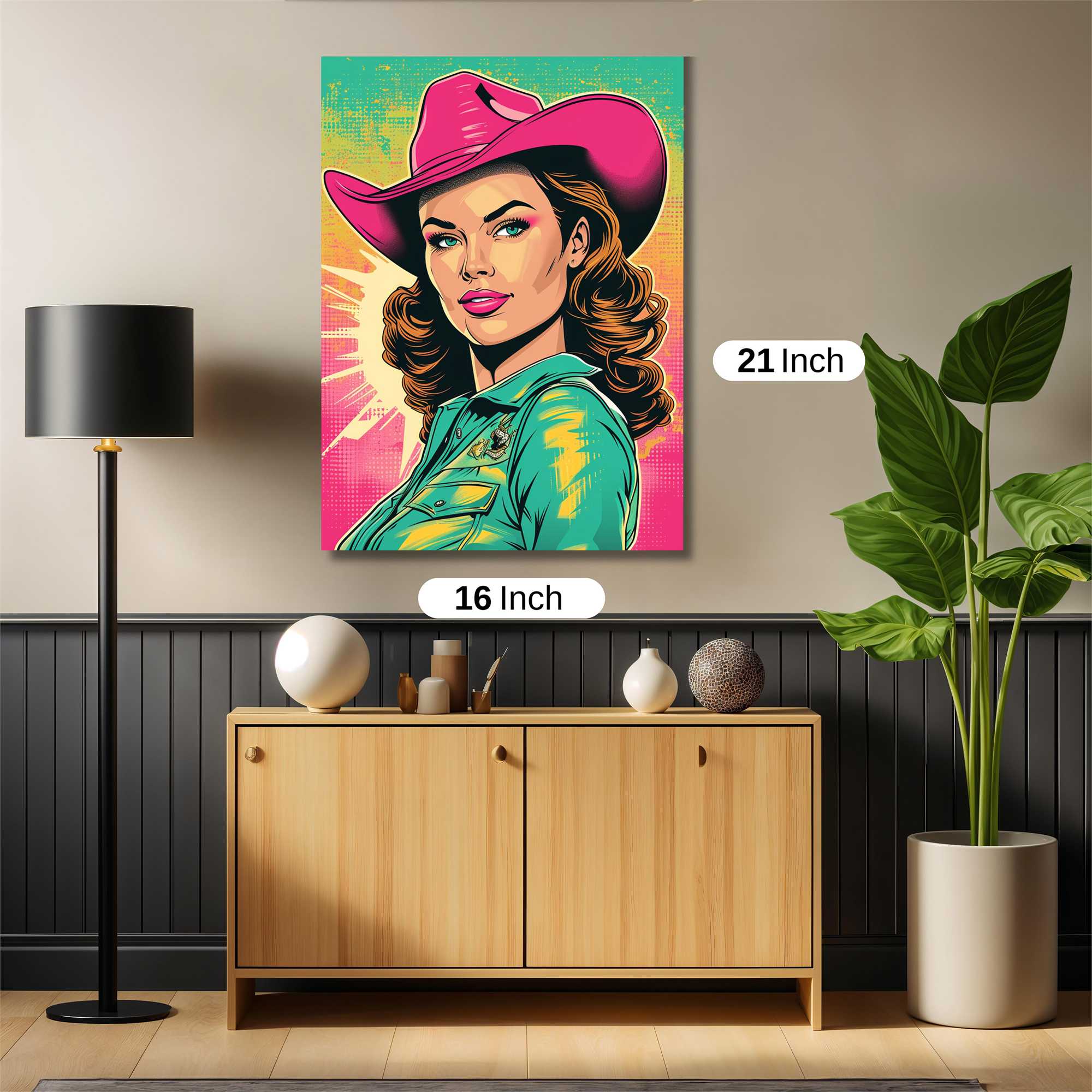 Cowgirl Radiant Safe Wall Magnetic / M