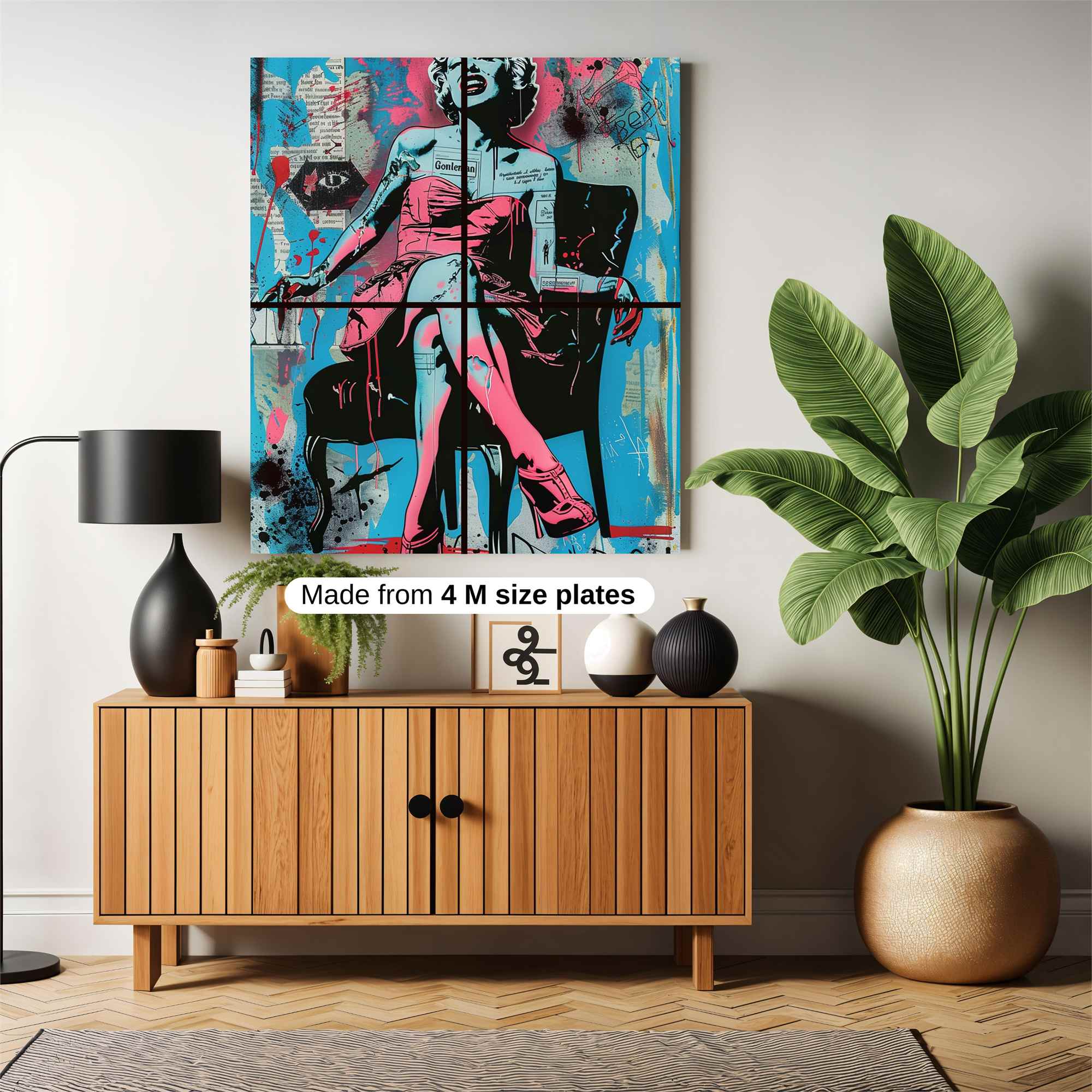 Marilyn Vibrant Safe Wall Magnetic / M