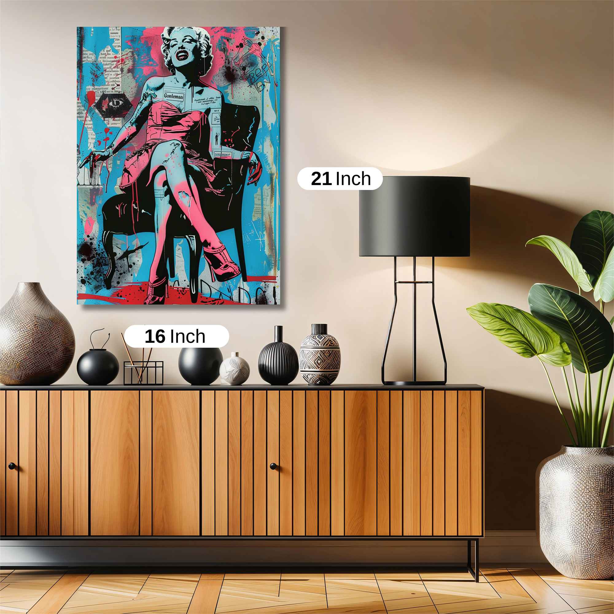 Marilyn Vibrant Safe Wall Magnetic / M