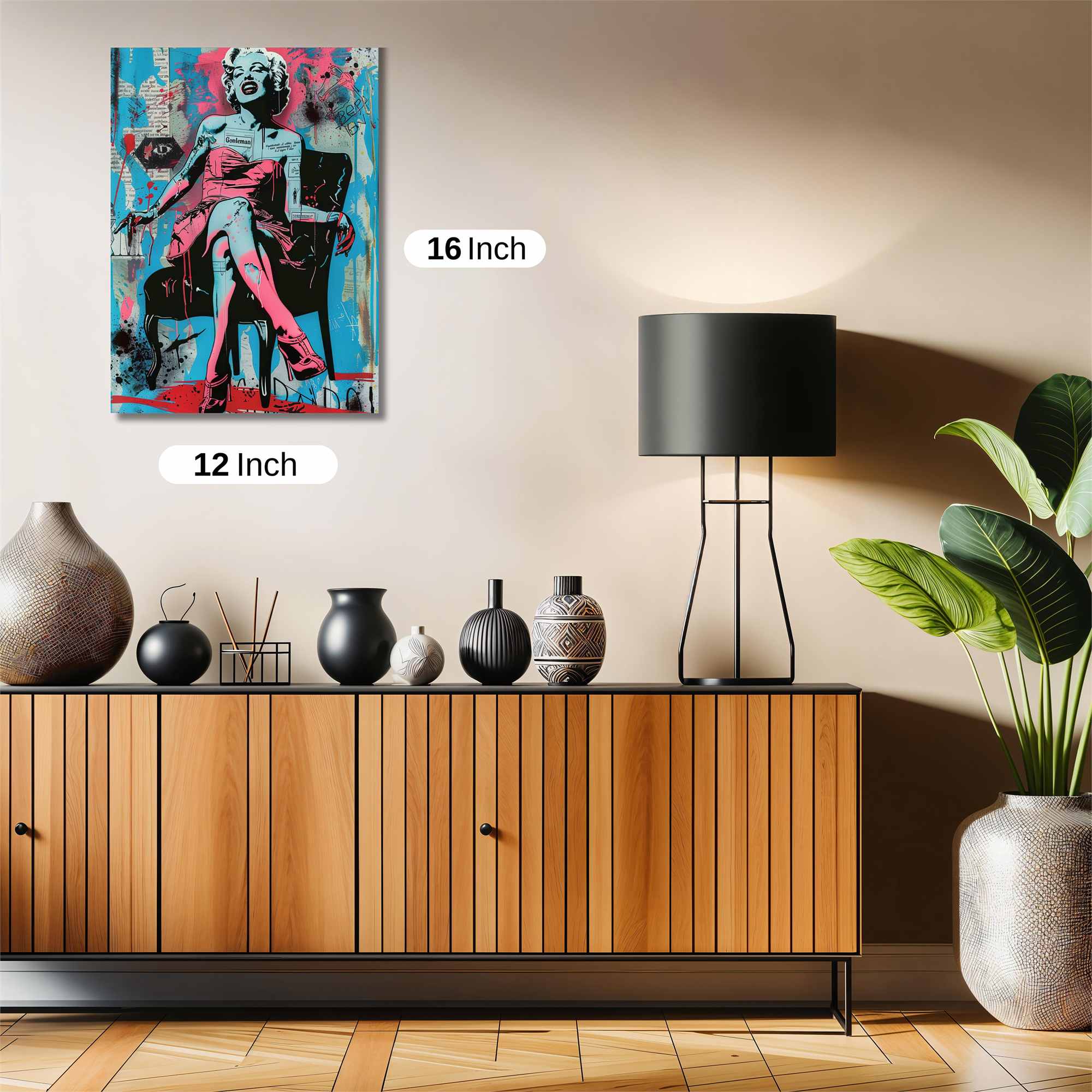 Marilyn Vibrant Safe Wall Magnetic / M