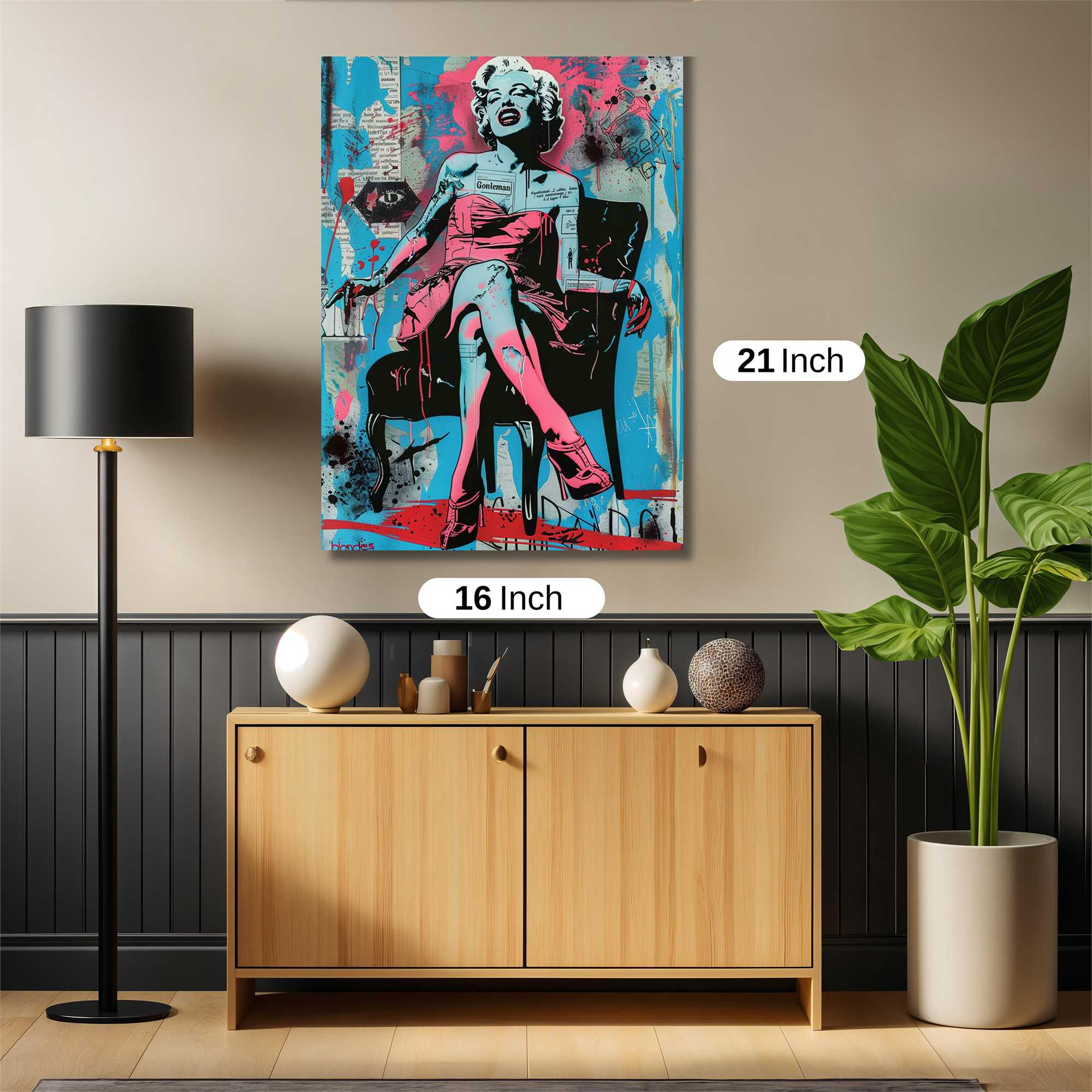 Marilyn Vibrant Safe Wall Magnetic / M