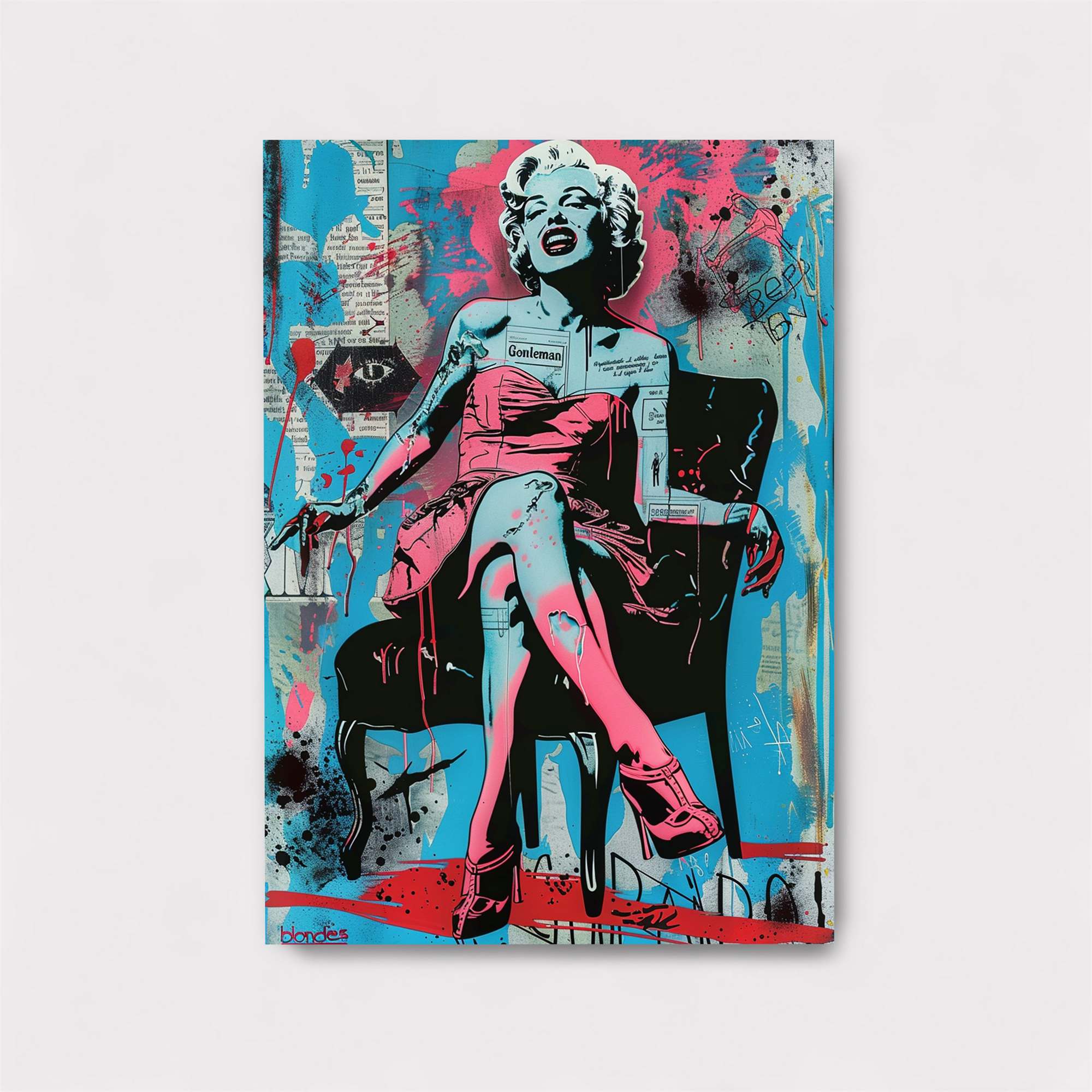 Marilyn Vibrant Safe Wall Magnetic / M