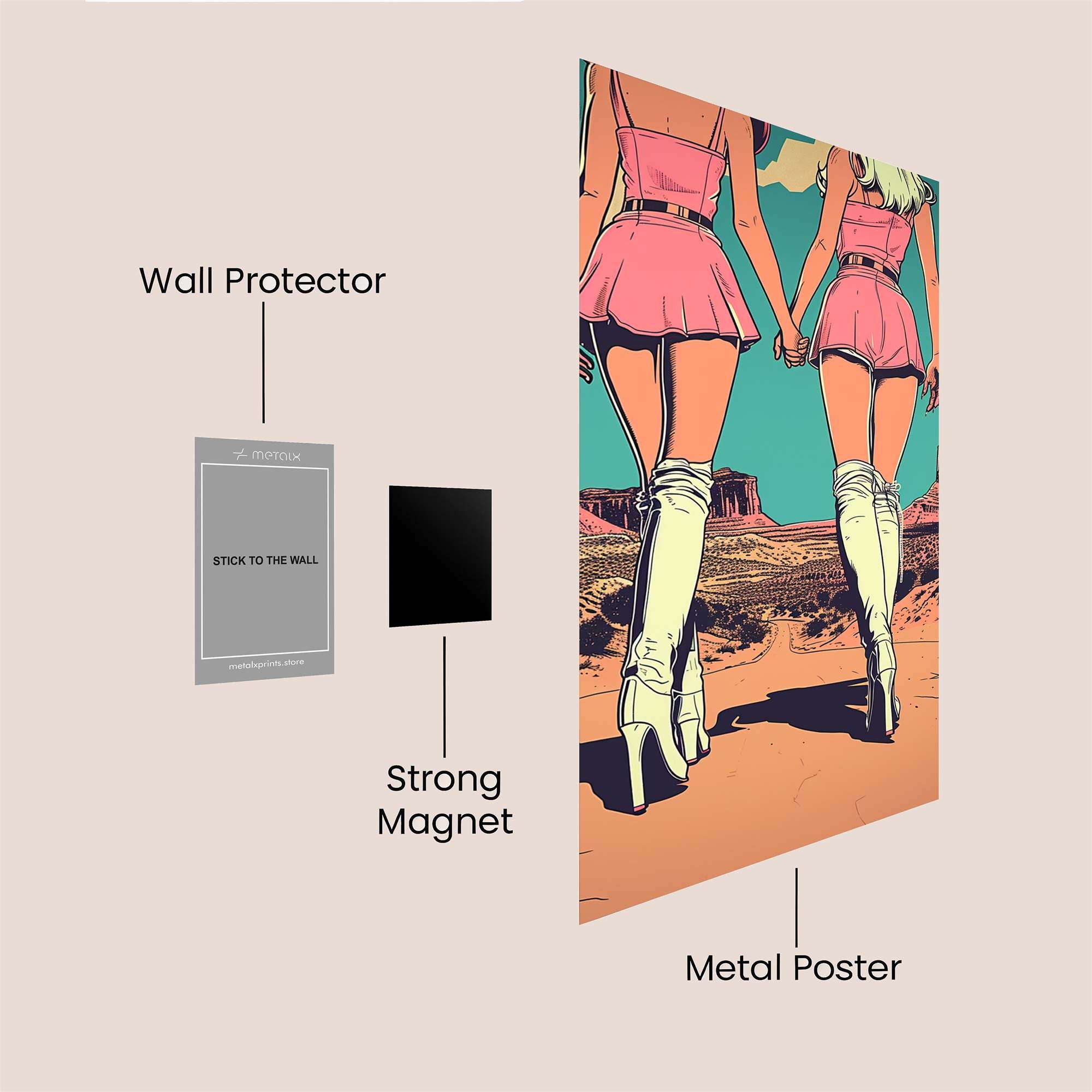 DesertDuo Safe Wall Magnetic / M