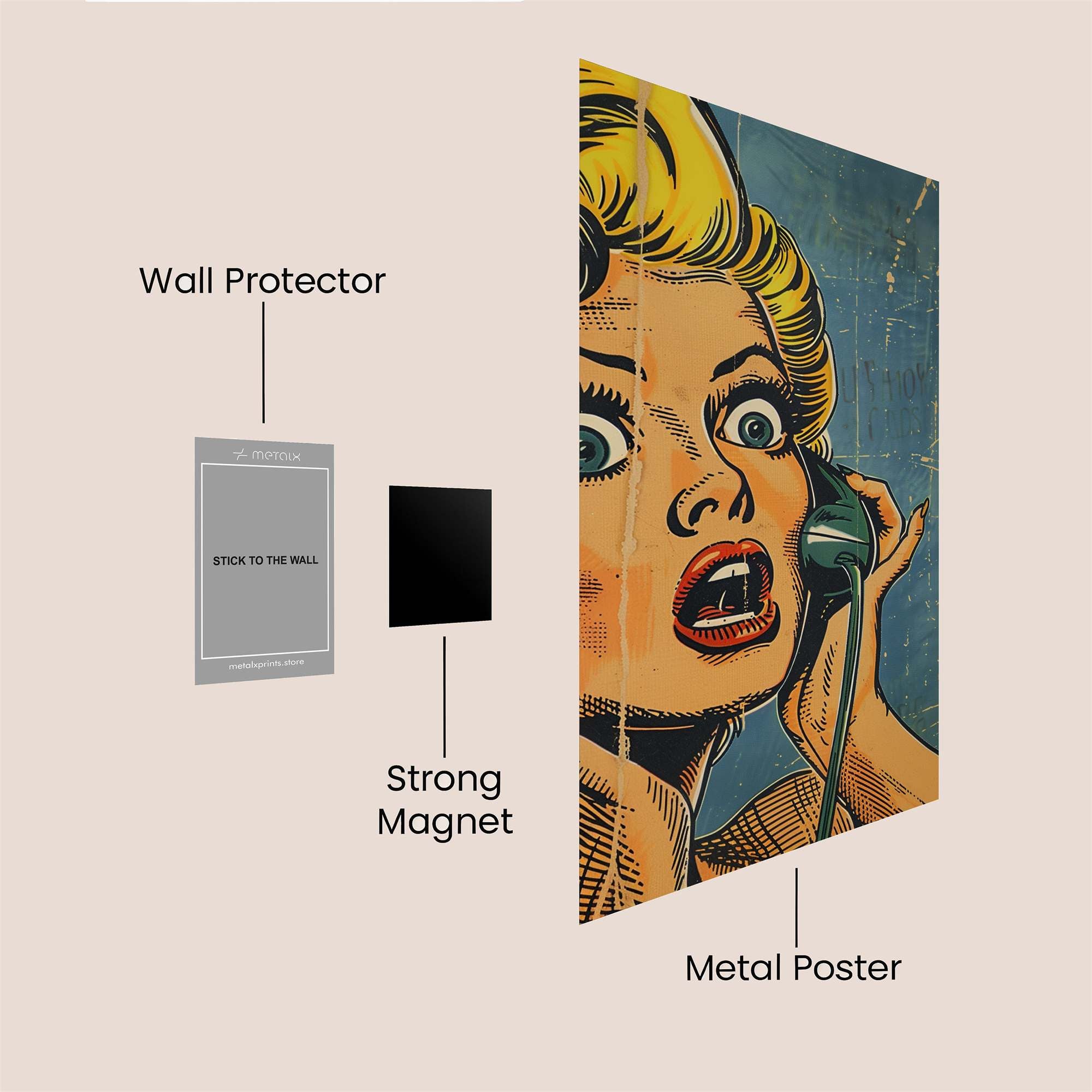 Shock Call Safe Wall Magnetic / M