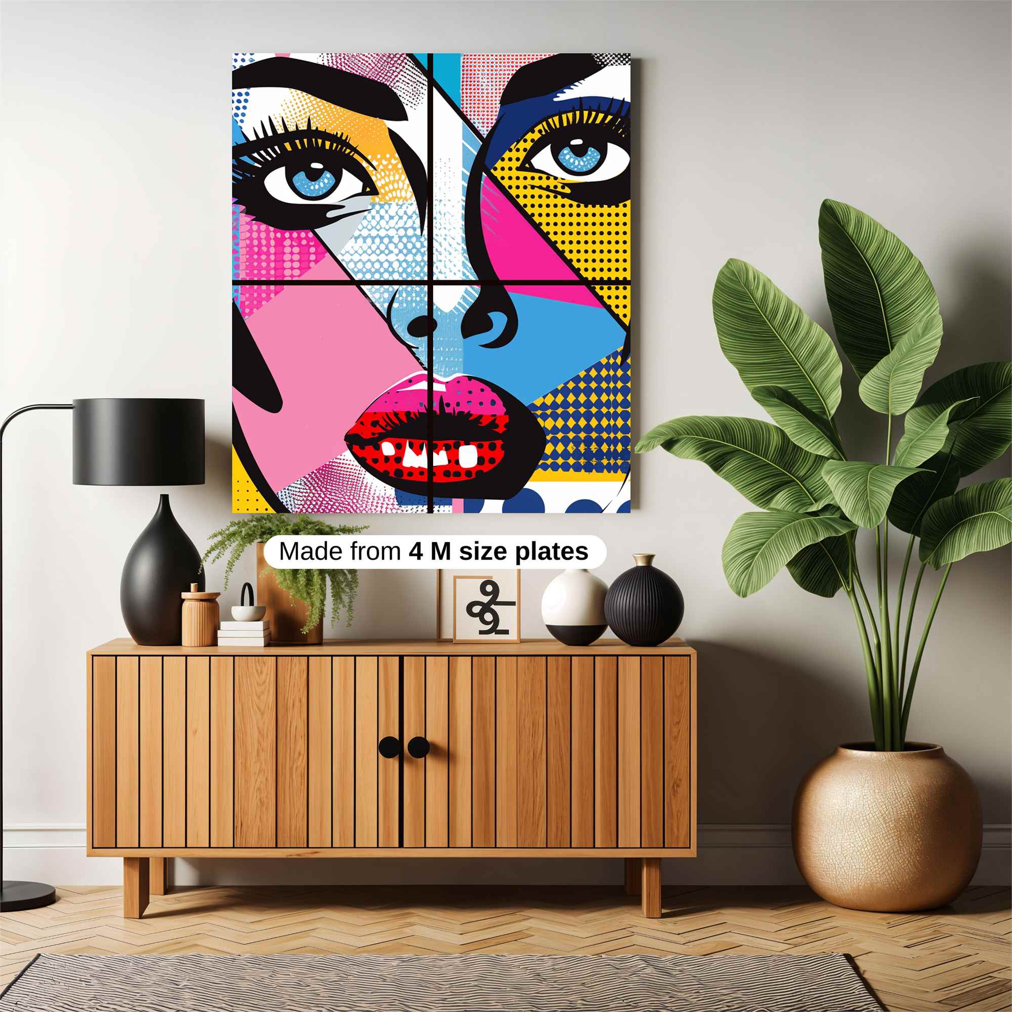Pop Art Safe Wall Magnetic / M