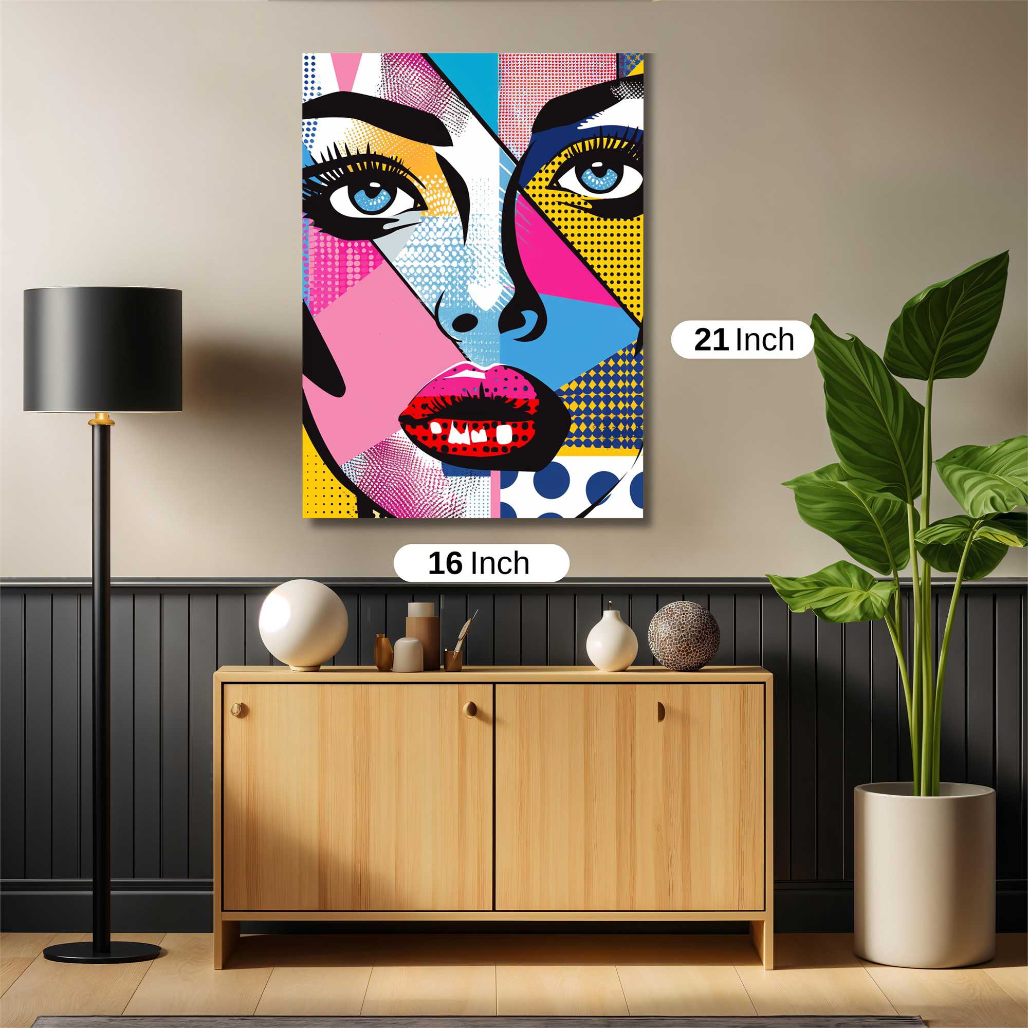 Pop Art Safe Wall Magnetic / M
