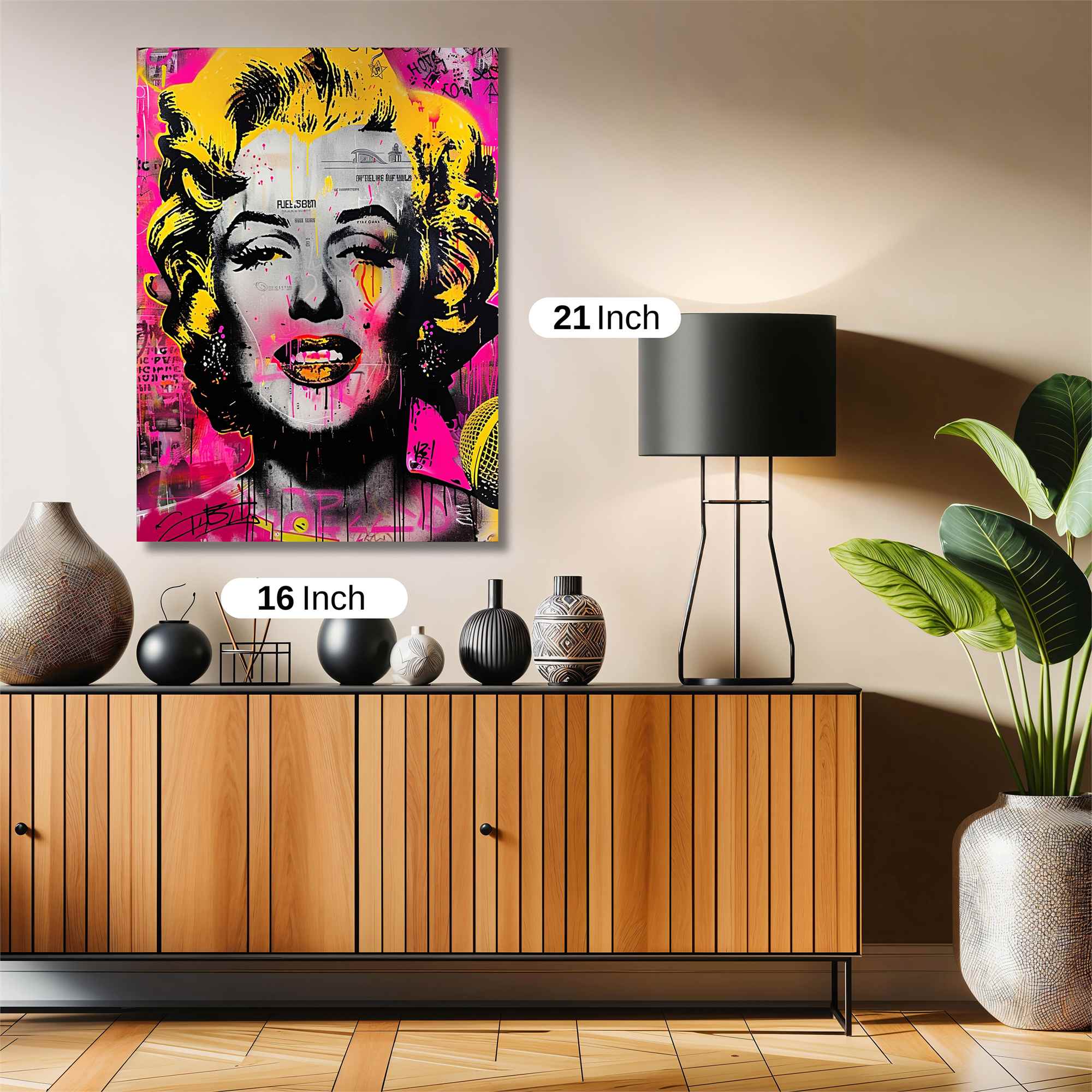 Marilyn Vibrant Safe Wall Magnetic / M