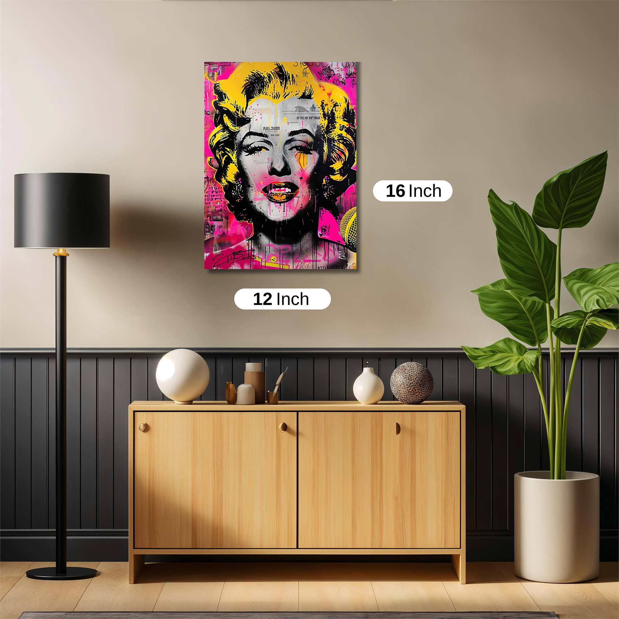 Marilyn Vibrant Safe Wall Magnetic / M