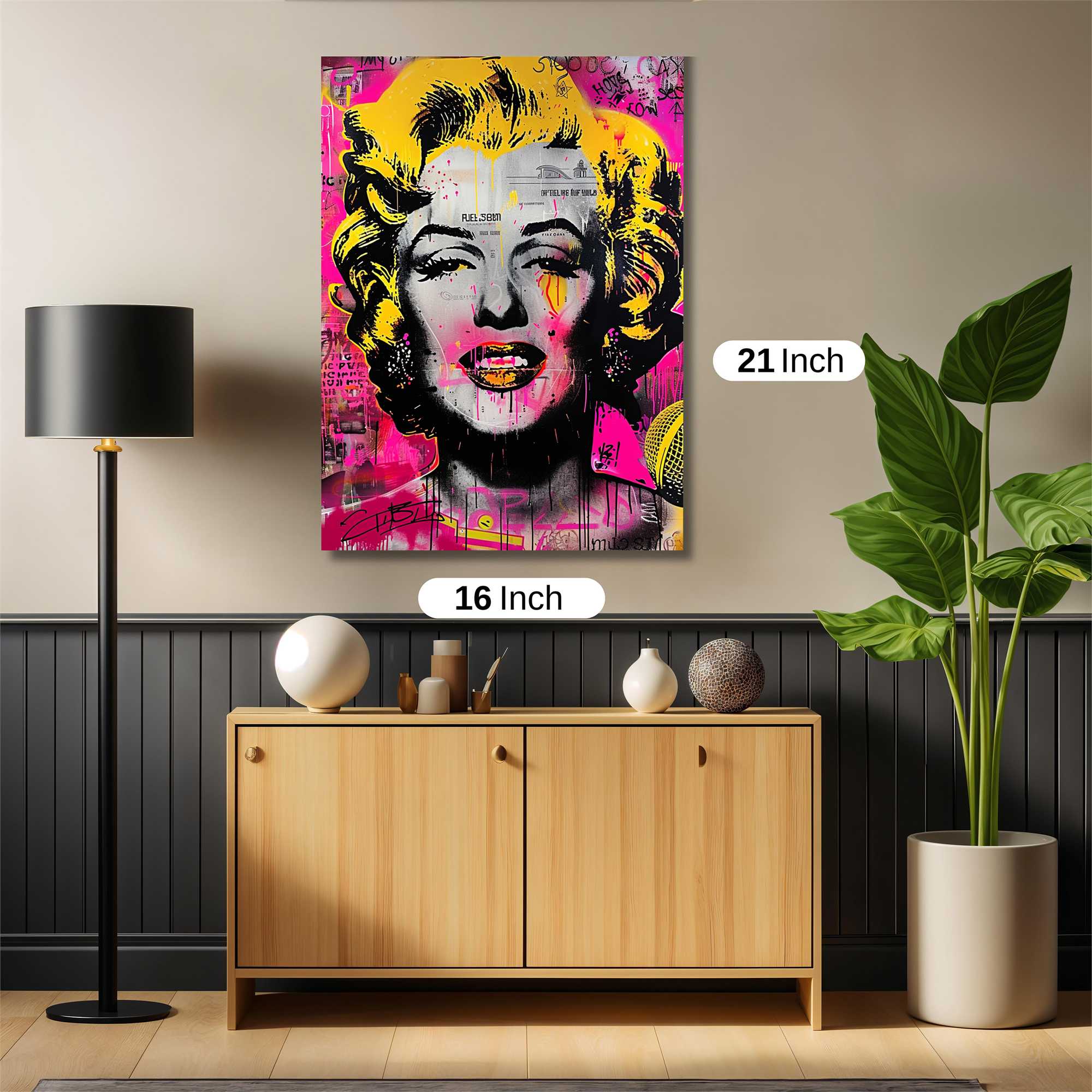 Marilyn Vibrant Safe Wall Magnetic / M