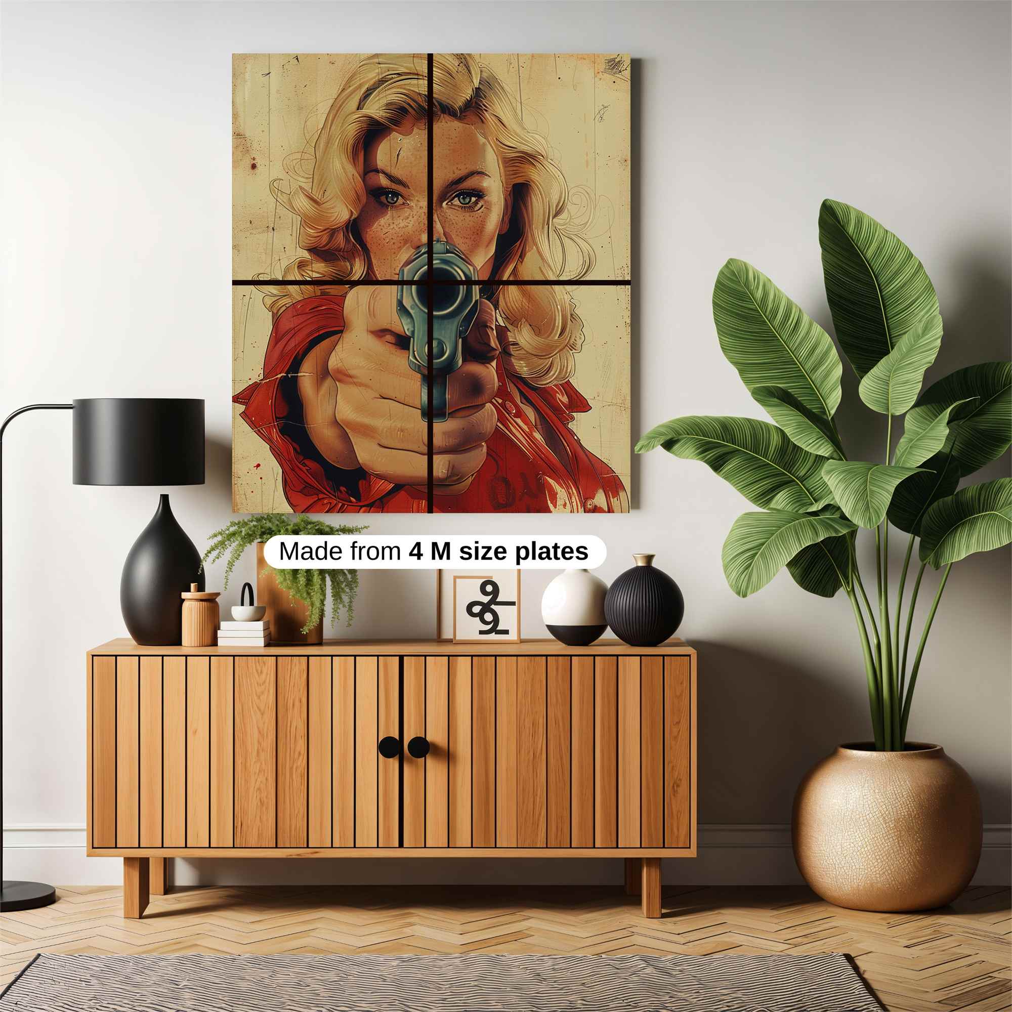 Blonde Menace Safe Wall Magnetic / M