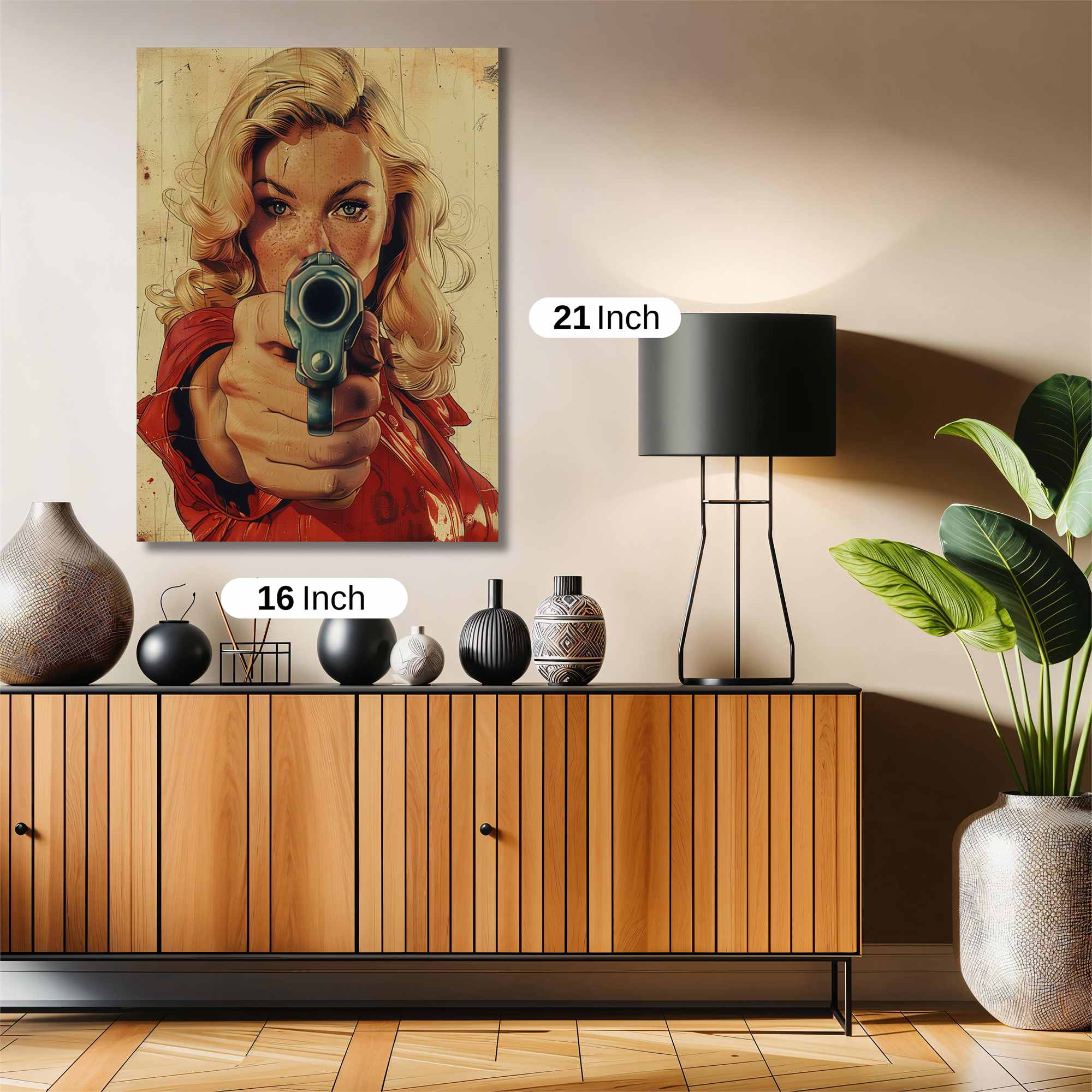 Blonde Menace Safe Wall Magnetic / M