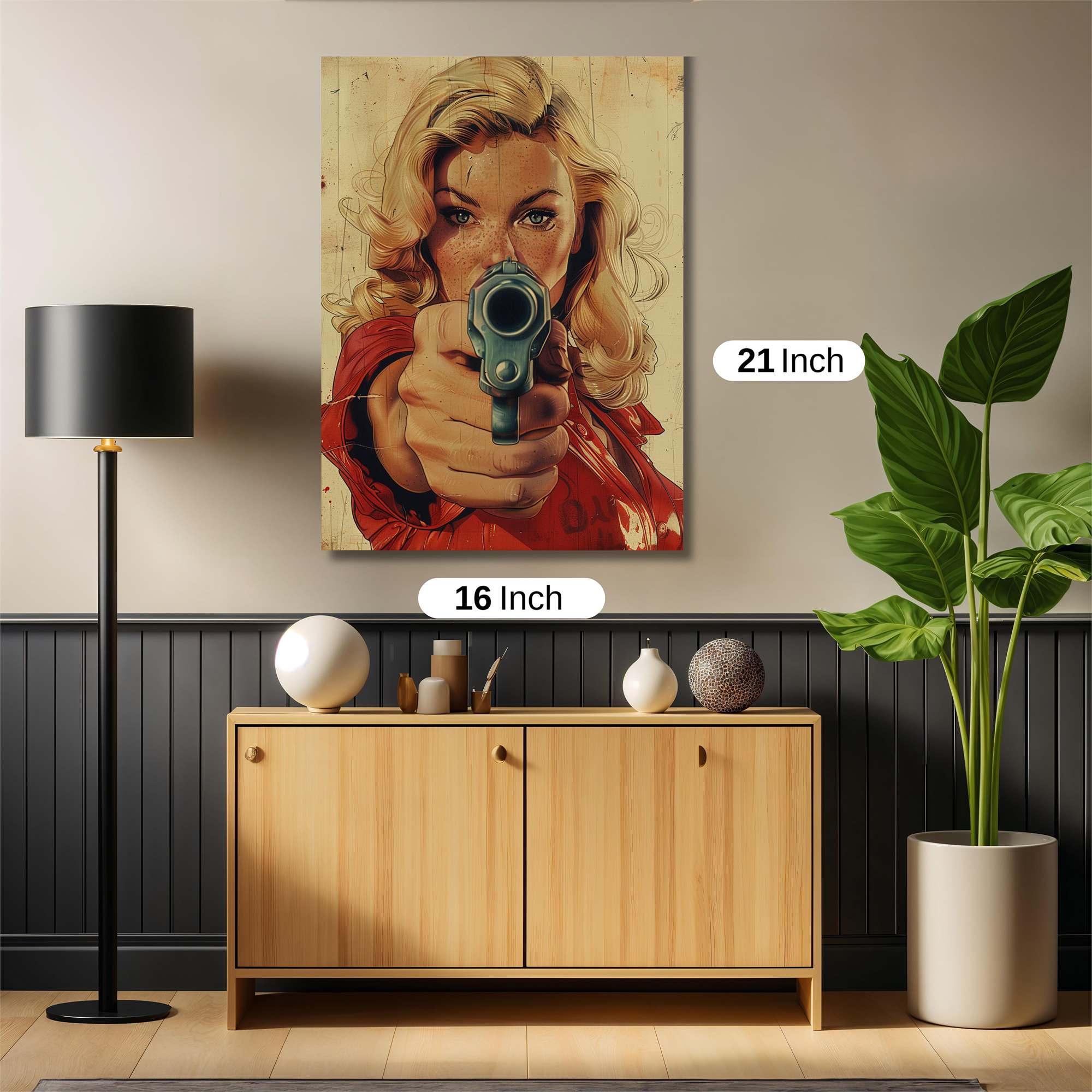 Blonde Menace Safe Wall Magnetic / M