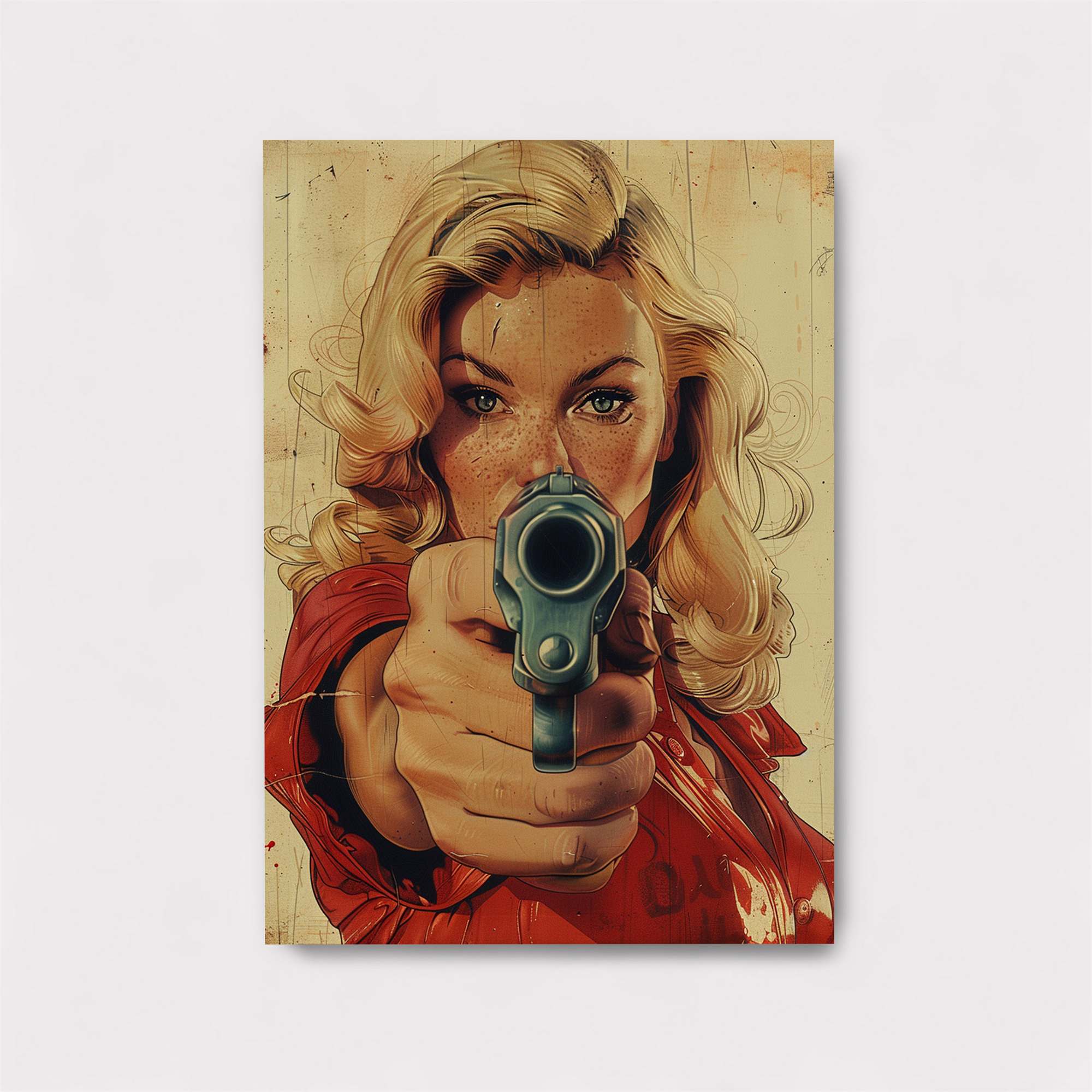 Blonde Menace Safe Wall Magnetic / M
