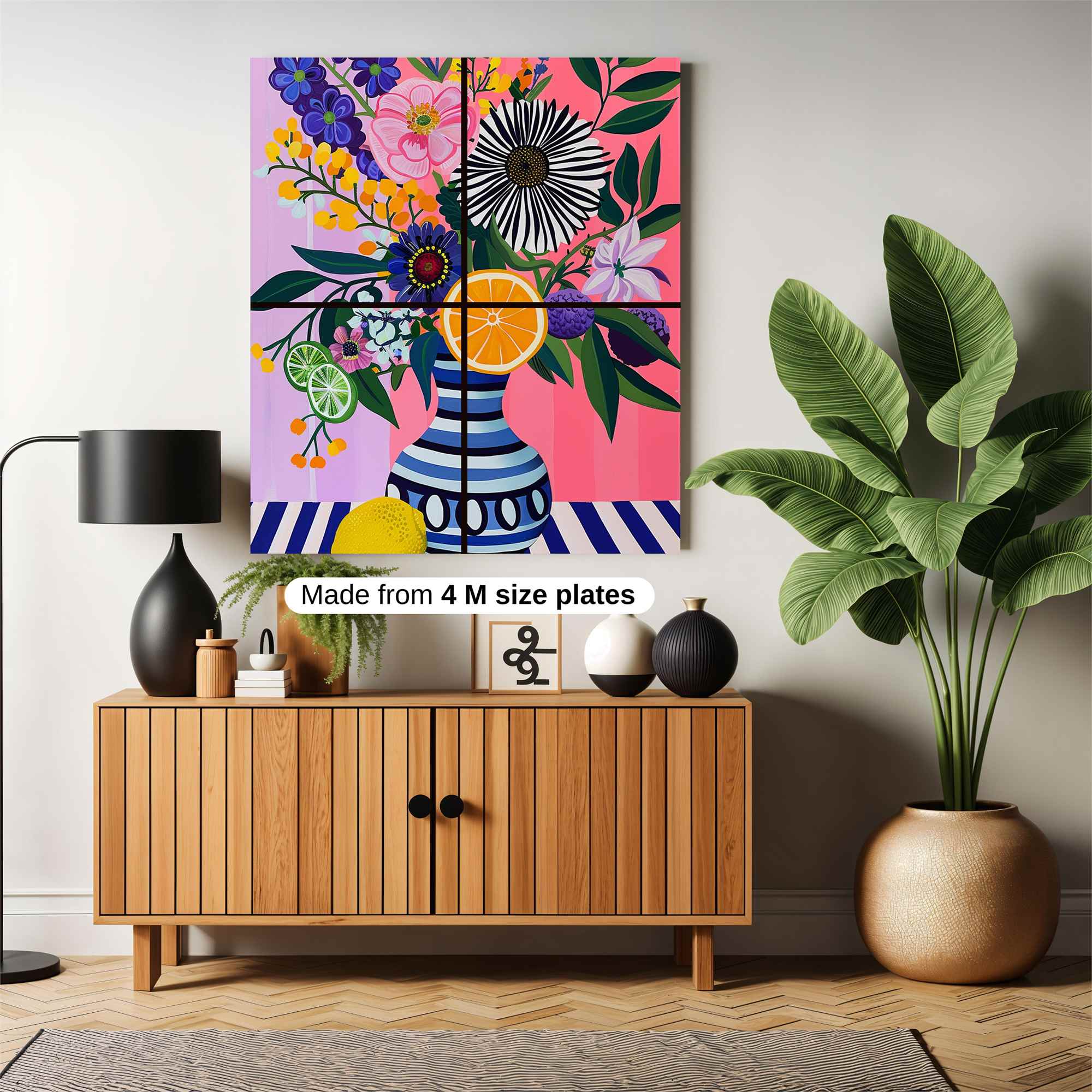 Floral Fiesta Safe Wall Magnetic / M