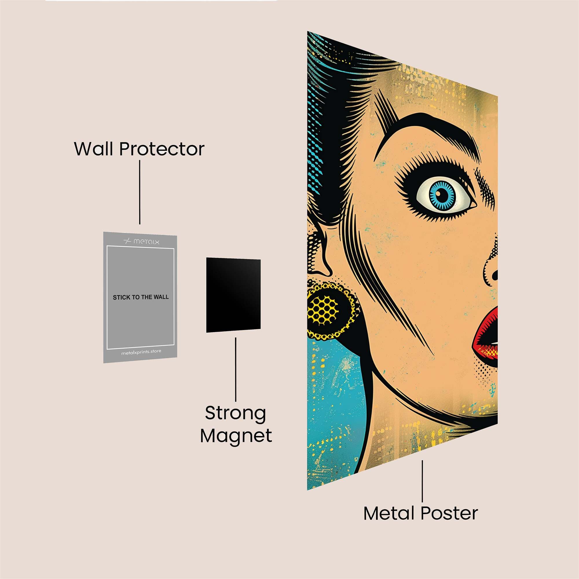Shockwave Surprise Safe Wall Magnetic / M