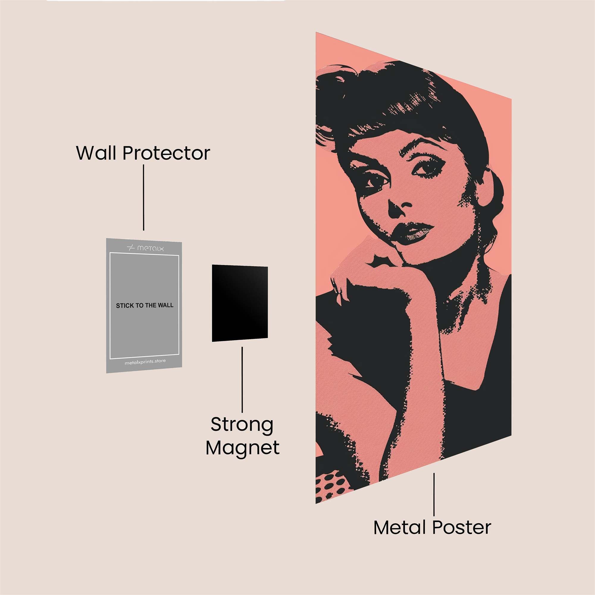Retro Enigma Safe Wall Magnetic / M