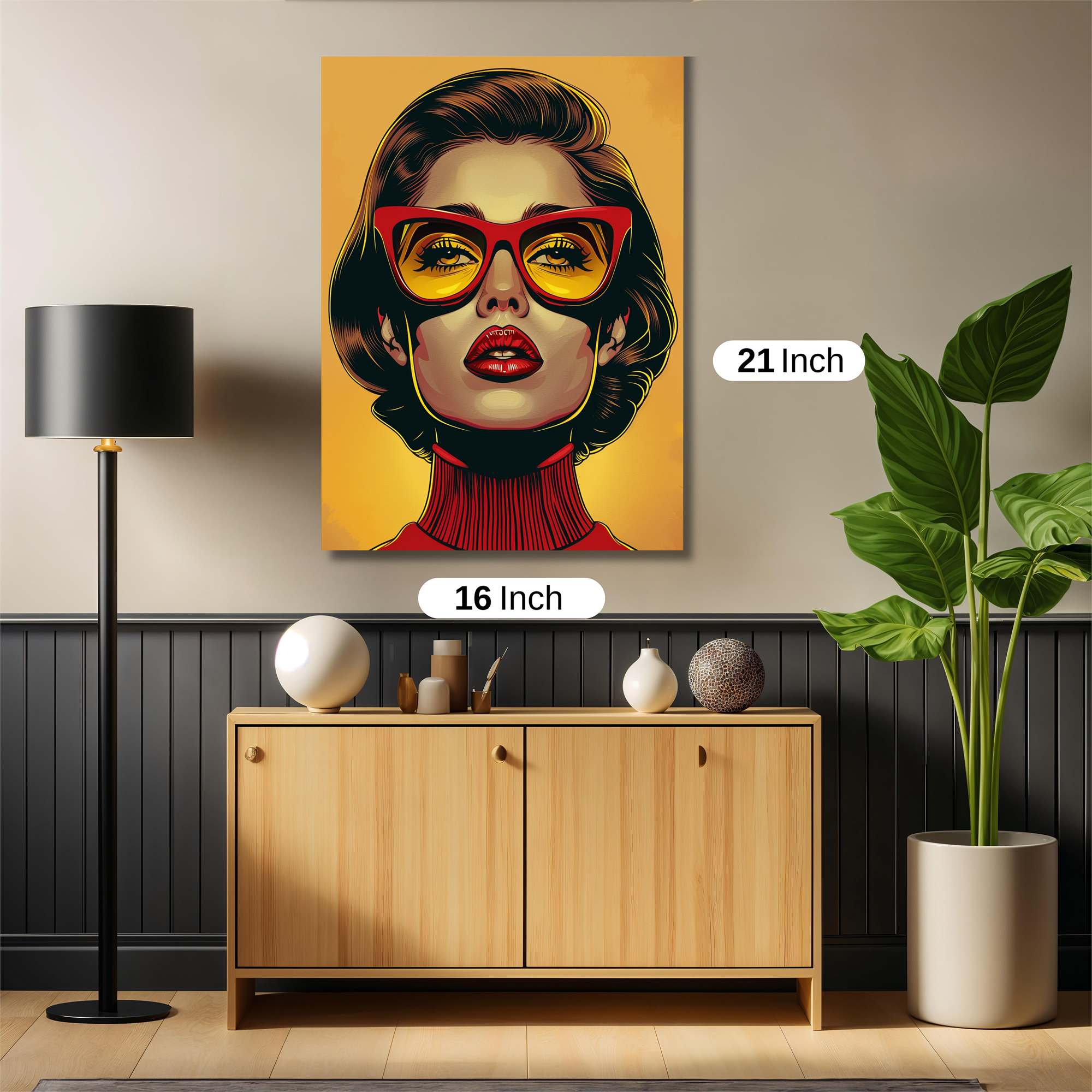 Glamourous Aura Safe Wall Magnetic / M