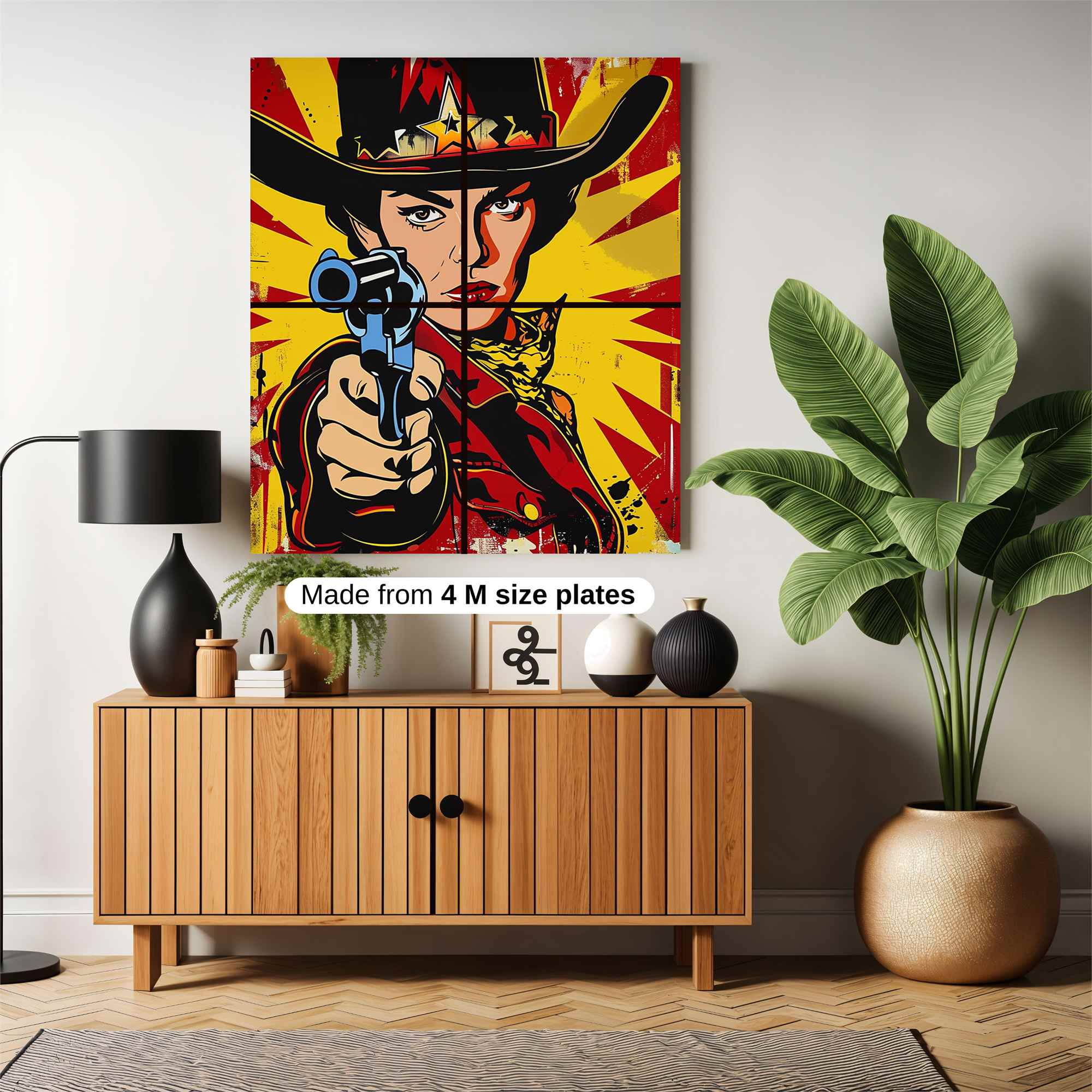 Sheriff Vengeful Safe Wall Magnetic / M