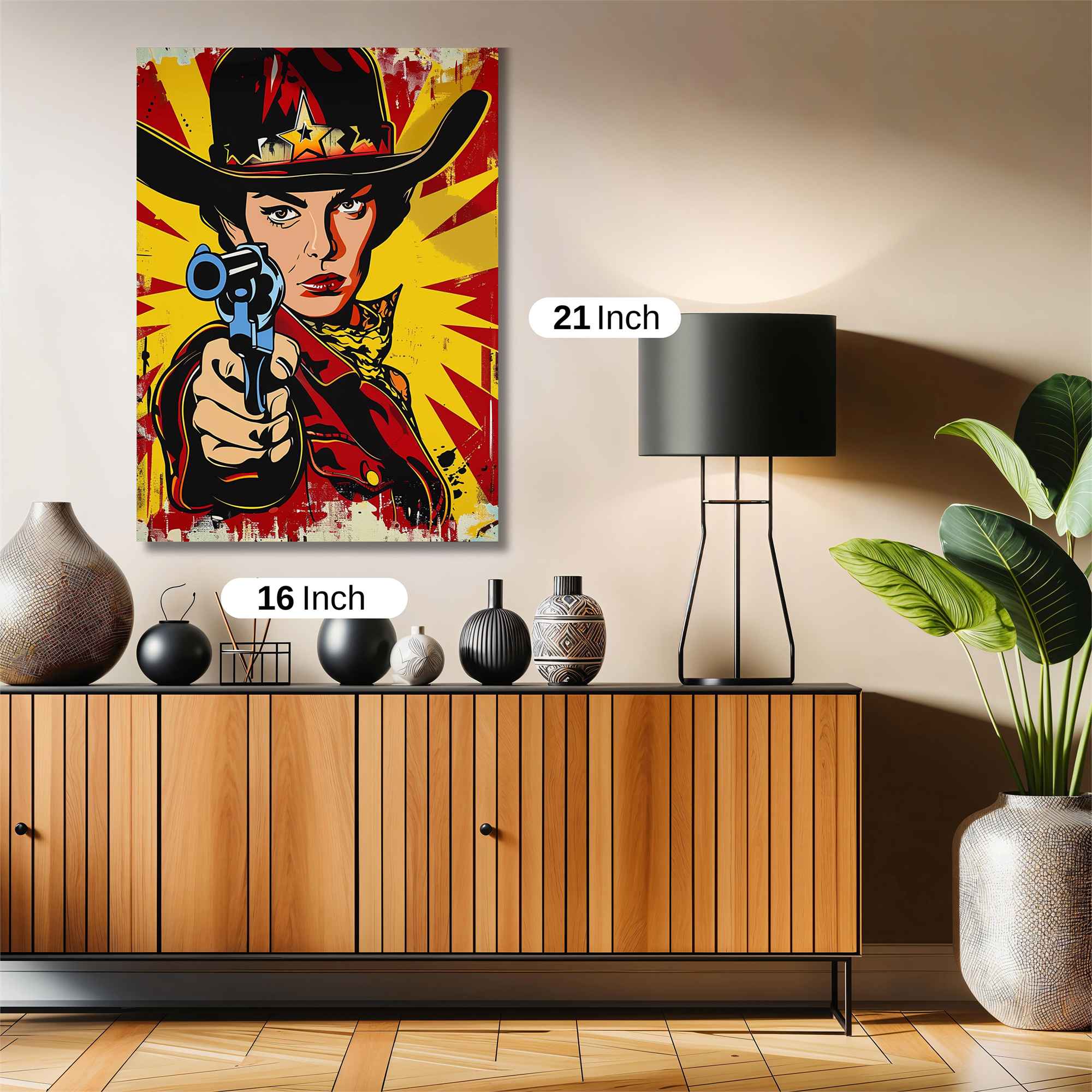 Sheriff Vengeful Safe Wall Magnetic / M