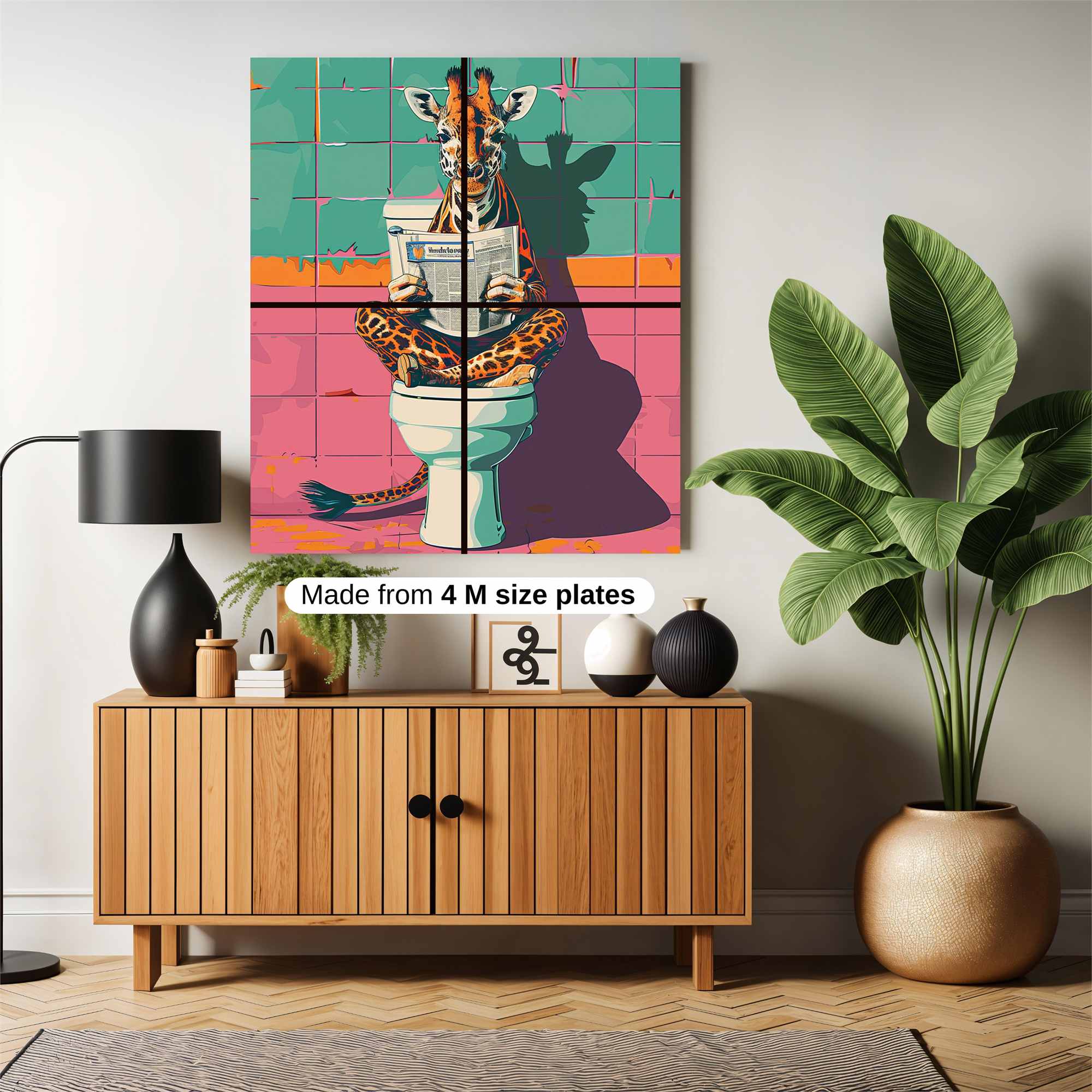 Giraffe Relaxed Safe Wall Magnetic / M