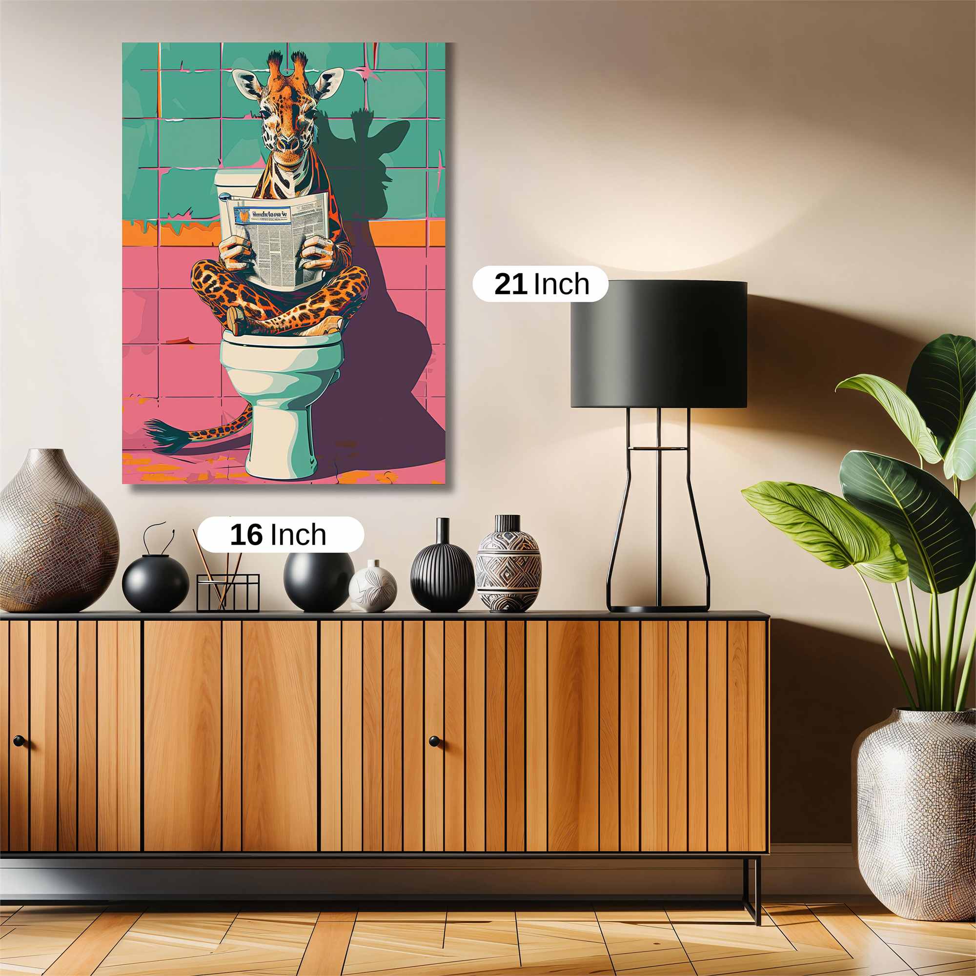 Giraffe Relaxed Safe Wall Magnetic / M