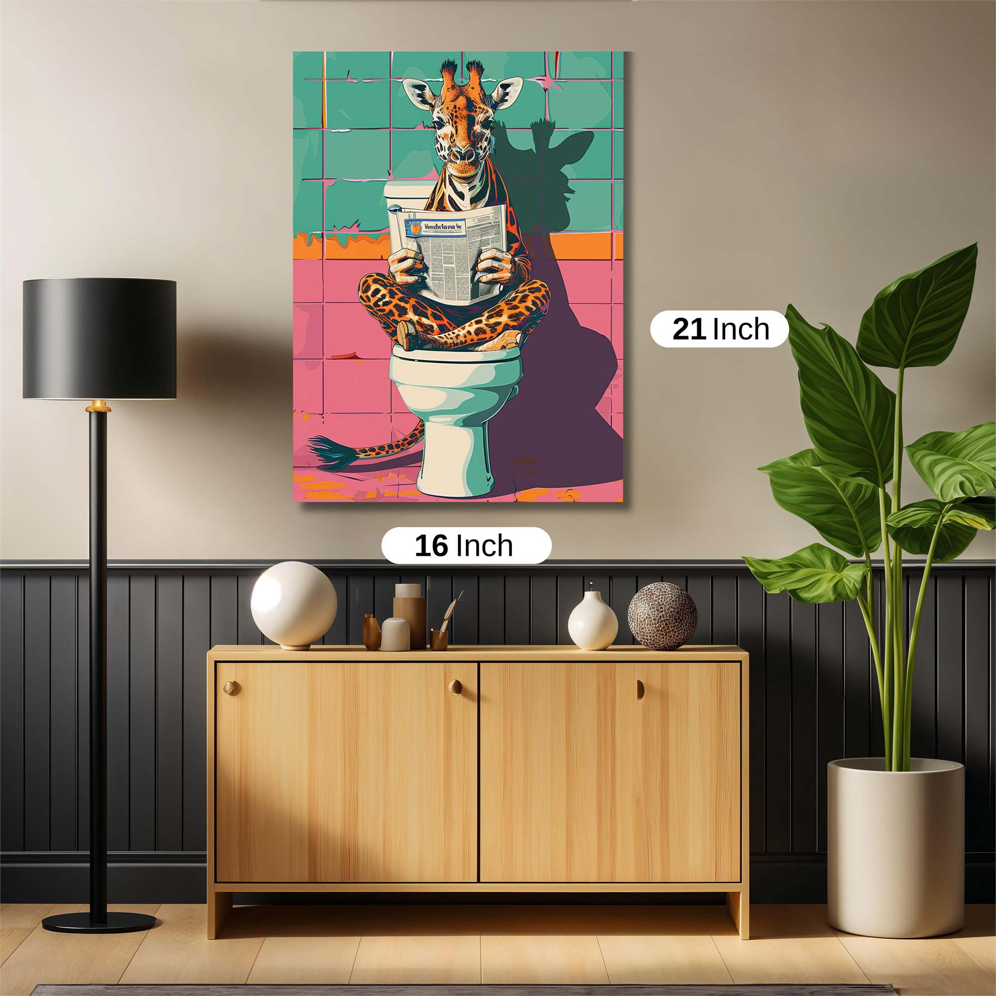 Giraffe Relaxed Safe Wall Magnetic / M