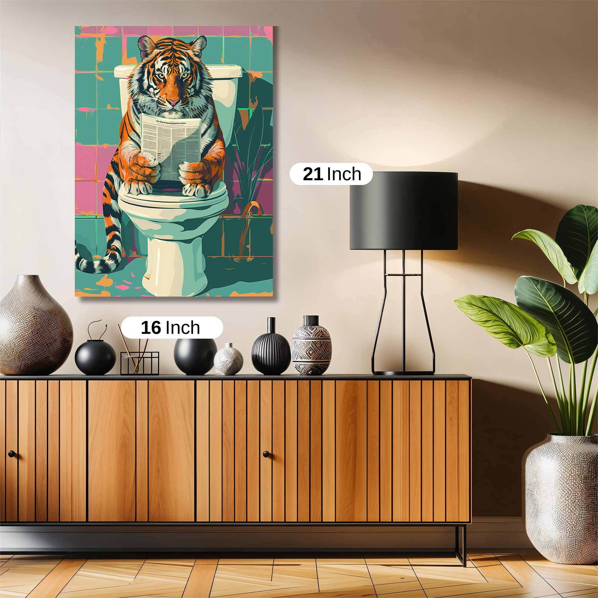 Tiger Pensive Safe Wall Magnetic / M