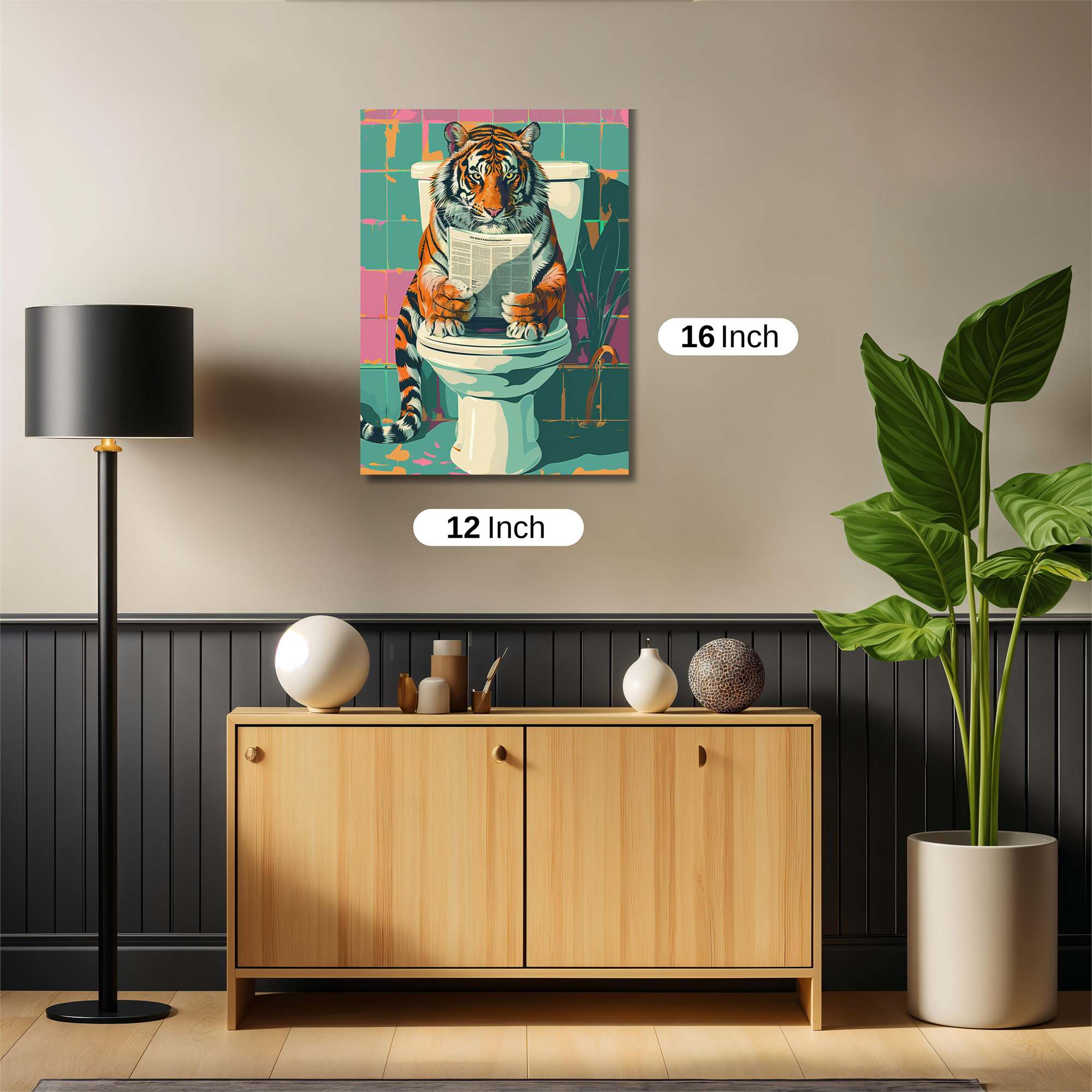 Tiger Pensive Safe Wall Magnetic / M