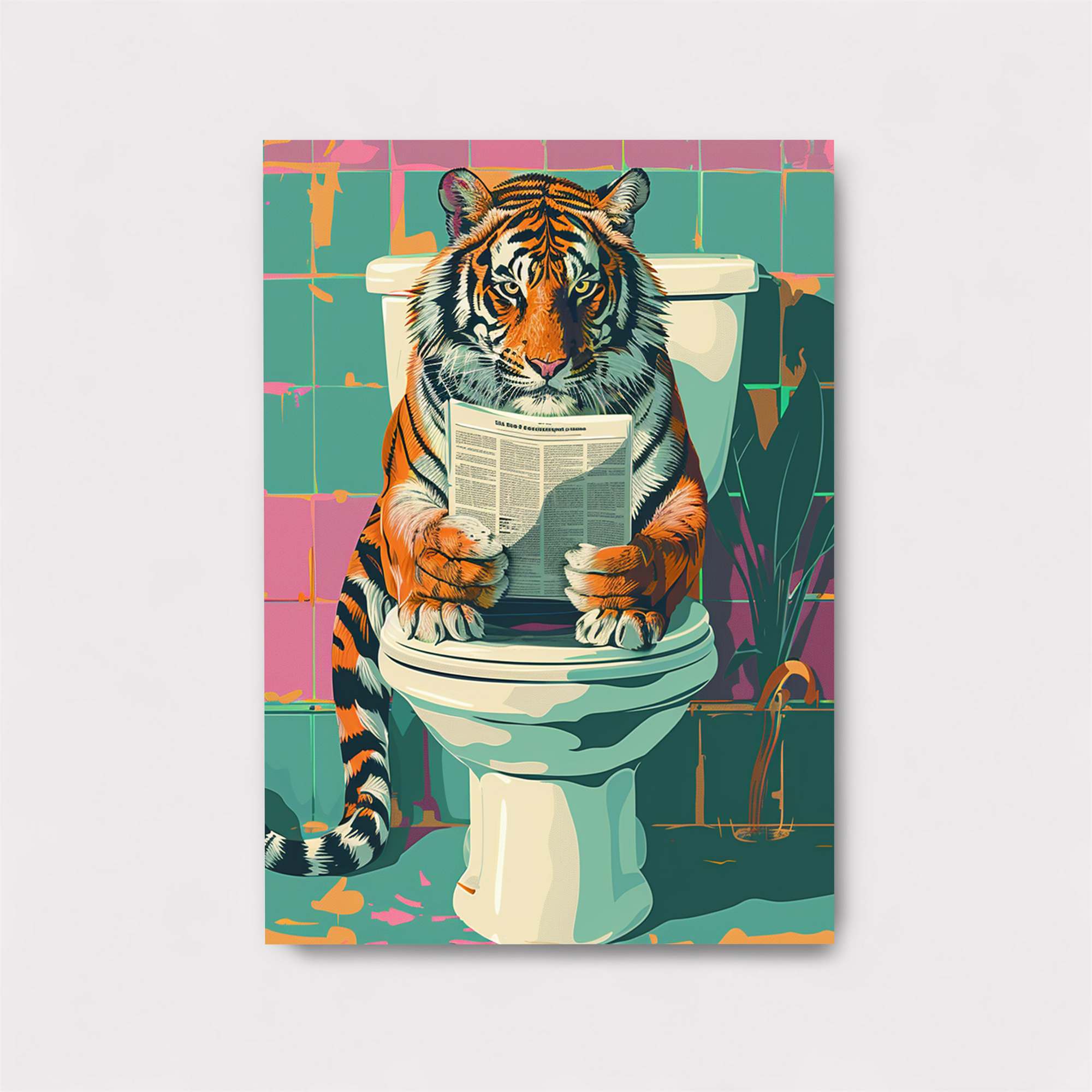 Tiger Pensive Safe Wall Magnetic / M