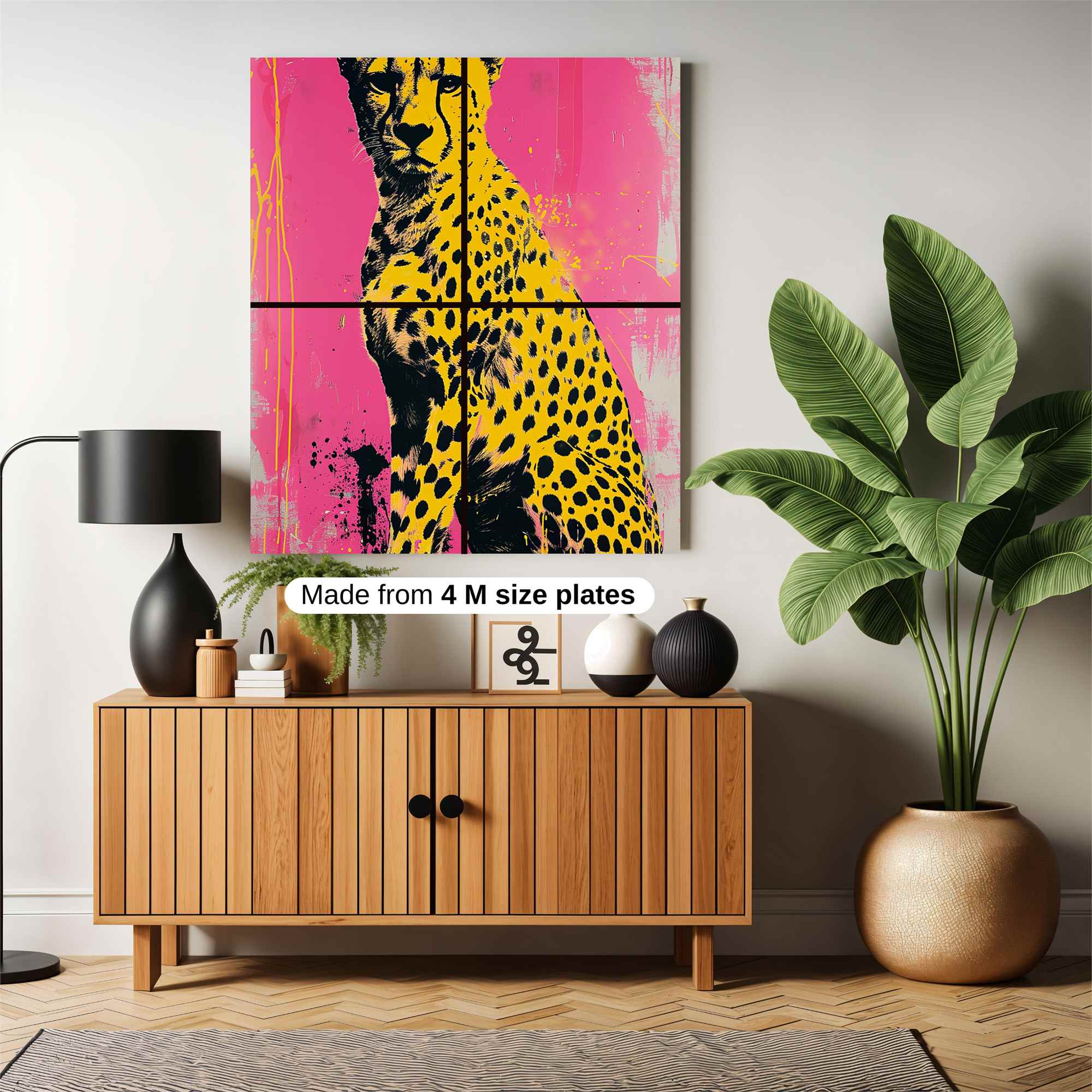Cheetah Vibrant Safe Wall Magnetic / M