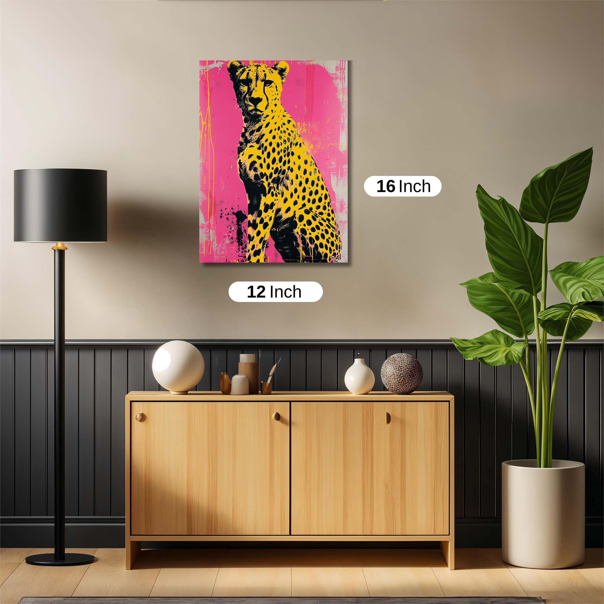 Cheetah Vibrant Safe Wall Magnetic / M