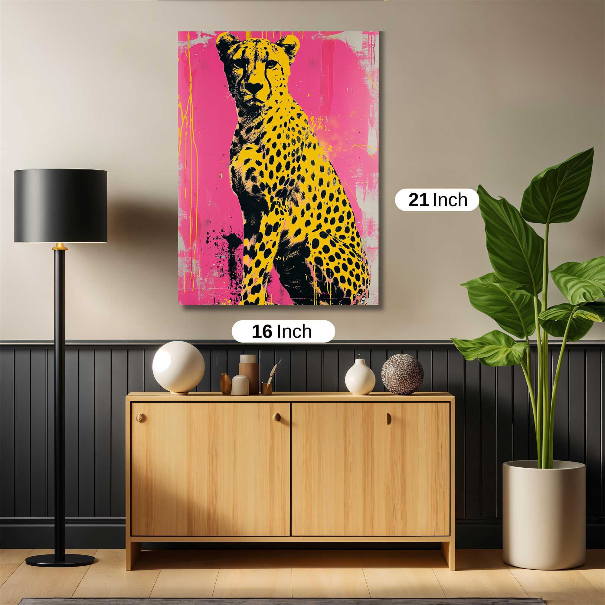 Cheetah Vibrant Safe Wall Magnetic / M