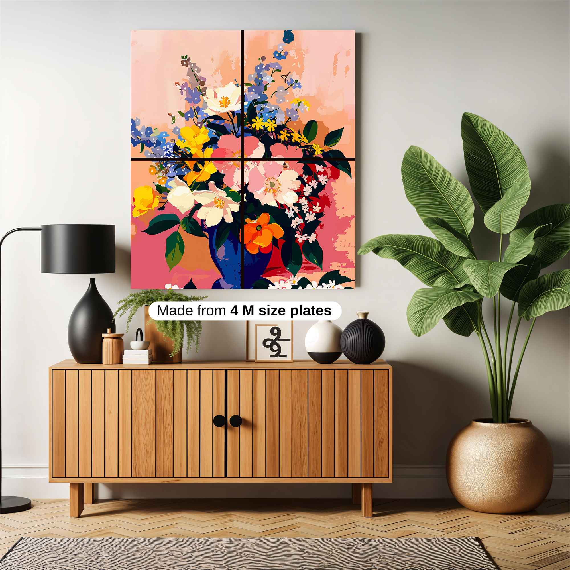 Floral Bliss Safe Wall Magnetic / M