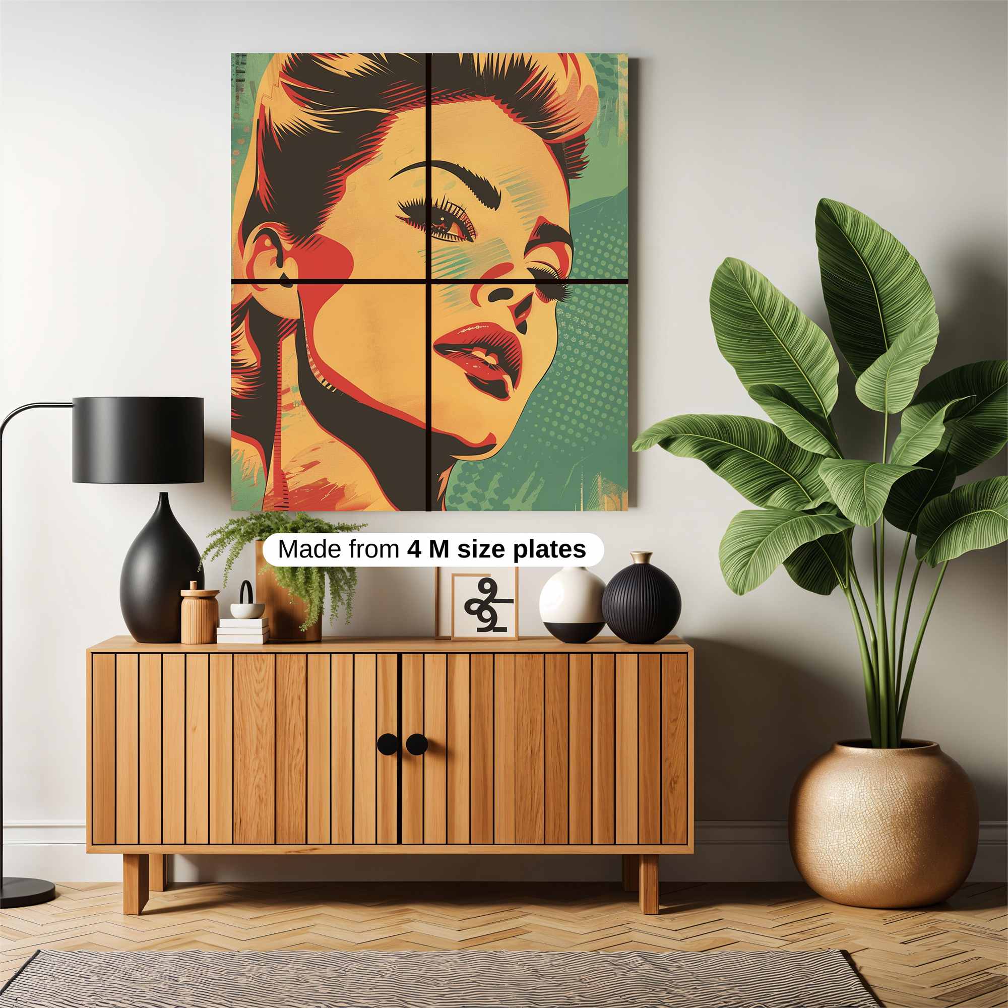 Retro Glamour Safe Wall Magnetic / M