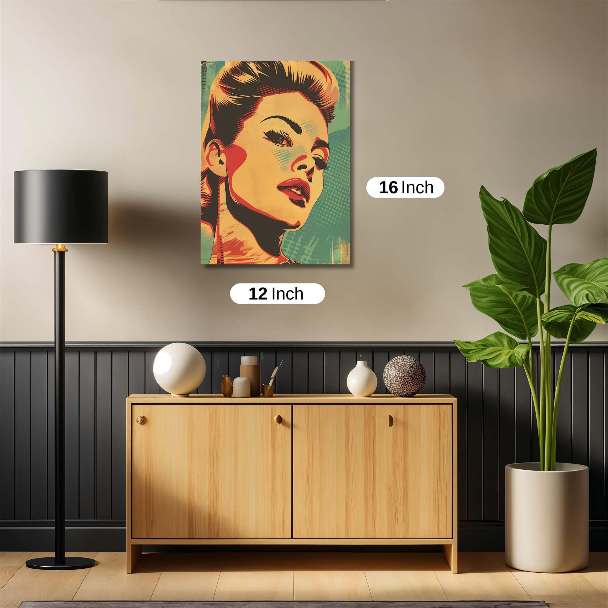 Retro Glamour Safe Wall Magnetic / M