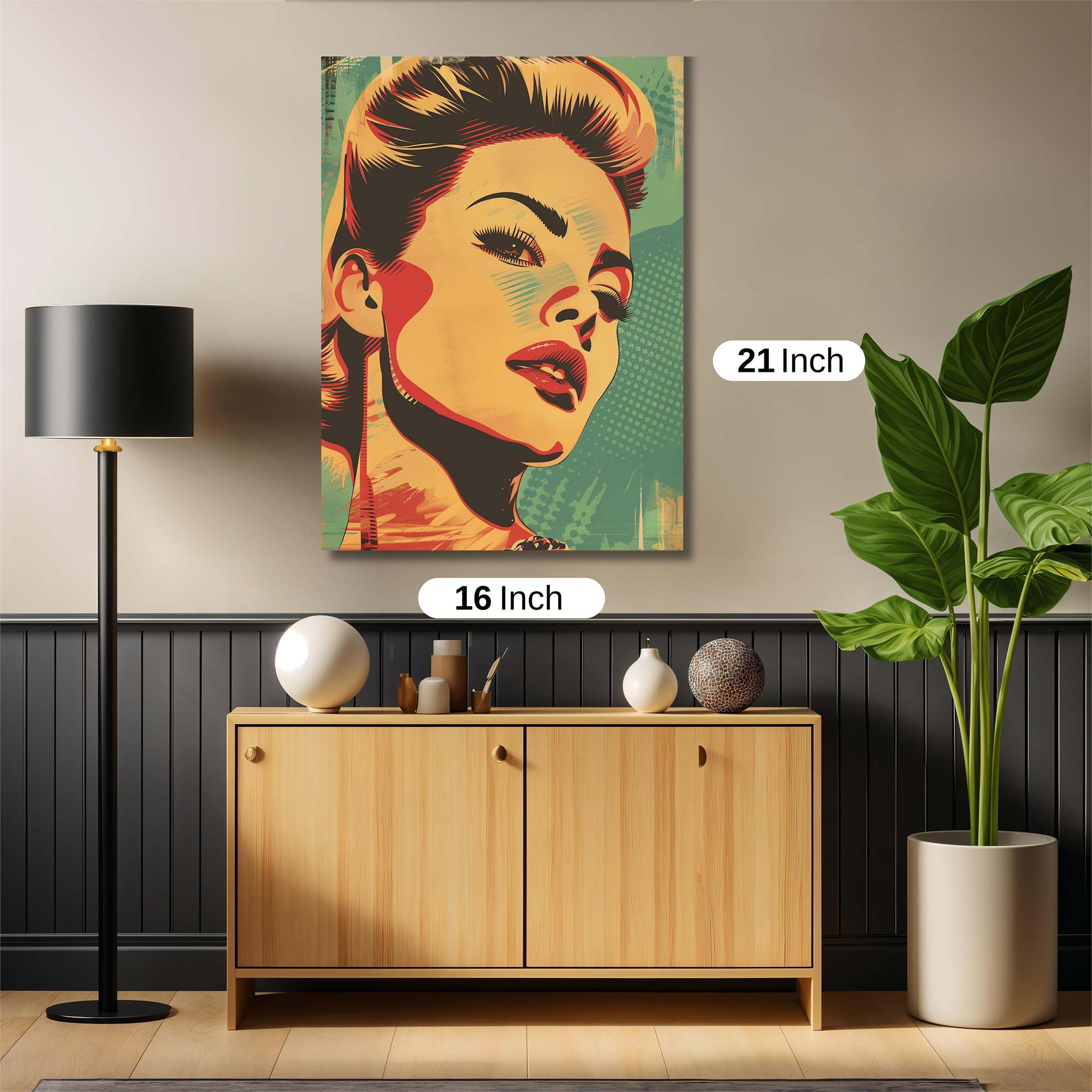 Retro Glamour Safe Wall Magnetic / M