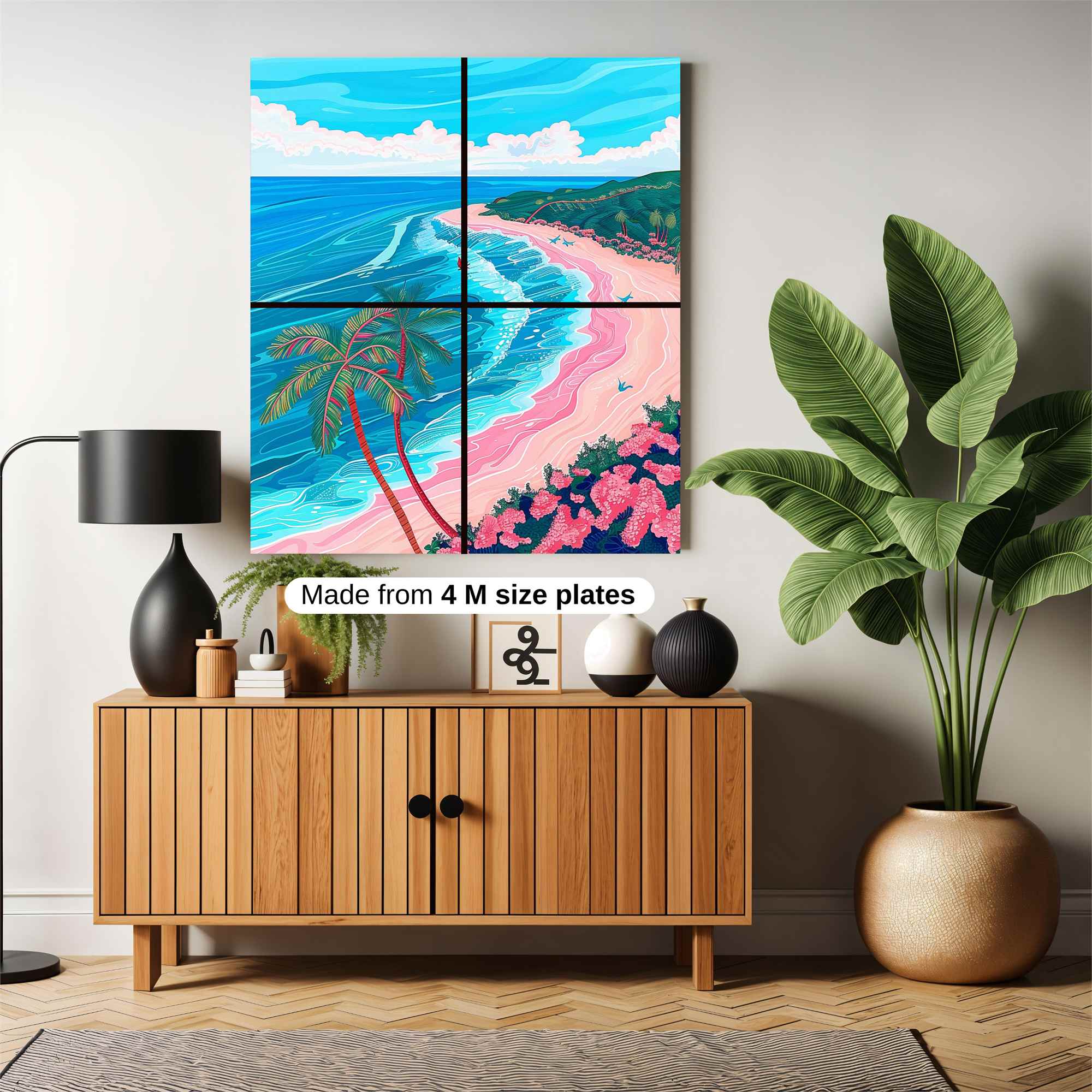 Tropical Tranquility Safe Wall Magnetic / M