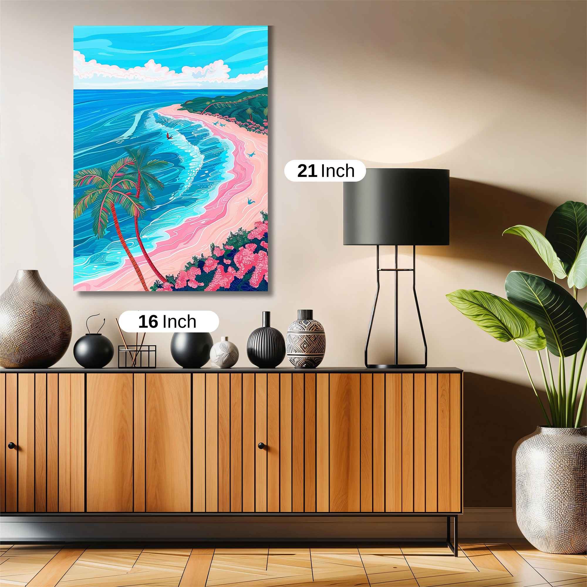 Tropical Tranquility Safe Wall Magnetic / M