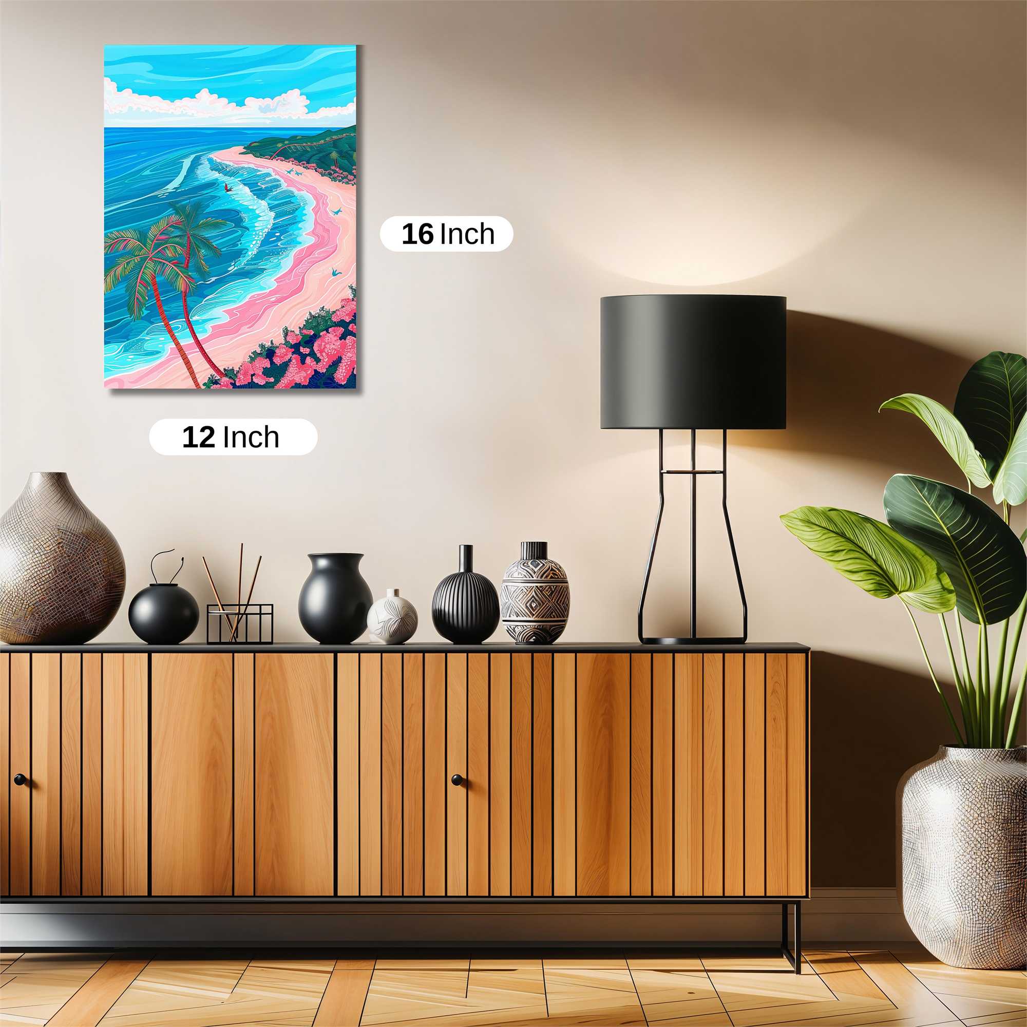 Tropical Tranquility Safe Wall Magnetic / M